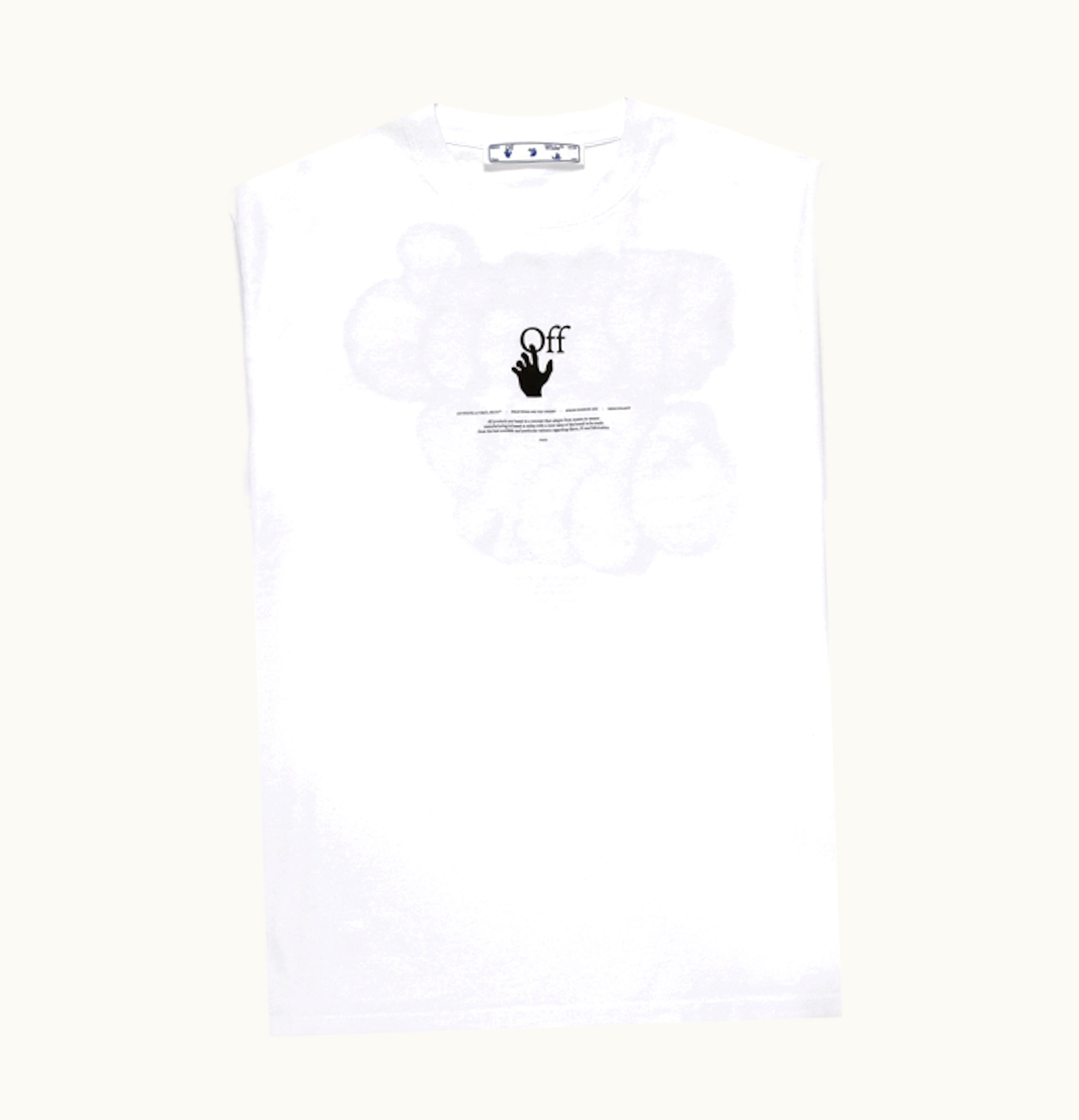 OFF-WHITE OFF-WHITE Graff S S Over Tee White High Rise