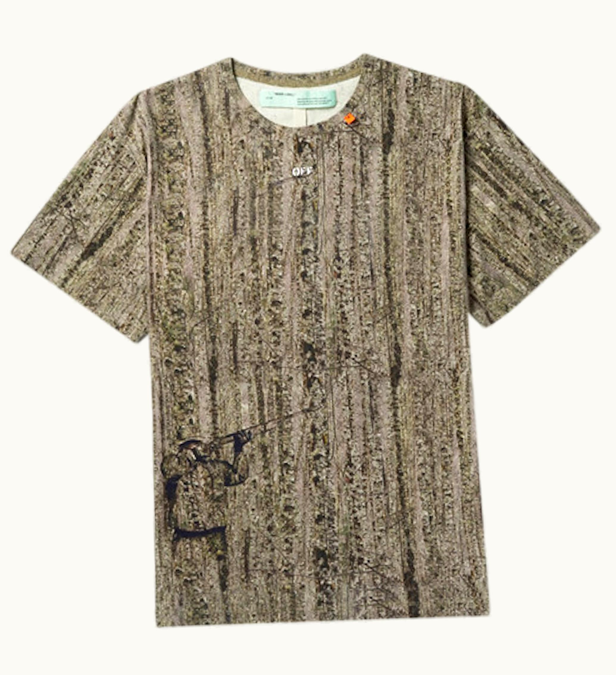 OFF-WHITE OFF-WHITE Oversized Camoflauge Print T Shirt Camo