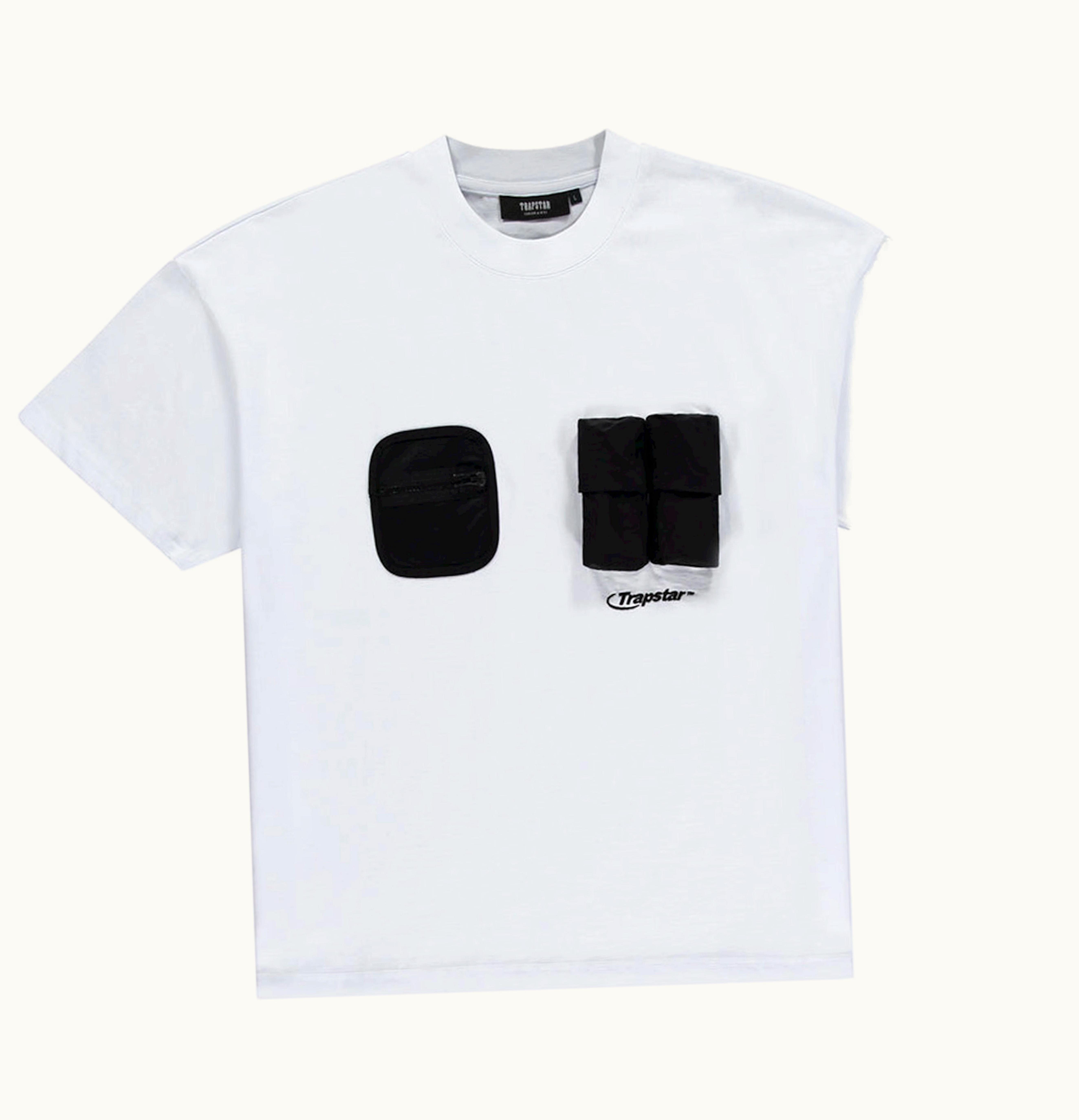 Trapstar Hyperdrive City Pocket Oversized T Shirt White