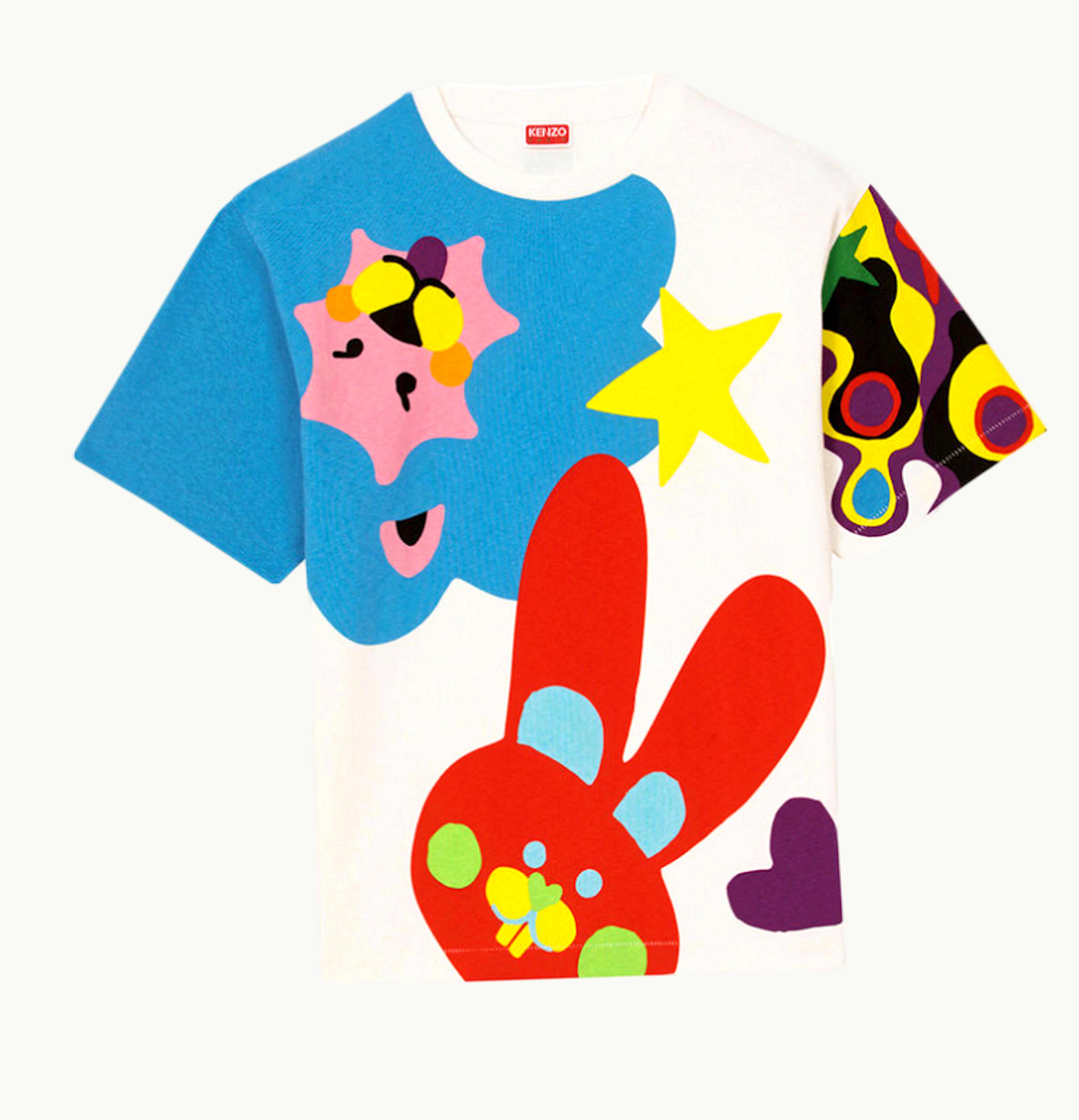 Kenzo Kenzoo Oversized T Shirt Off White