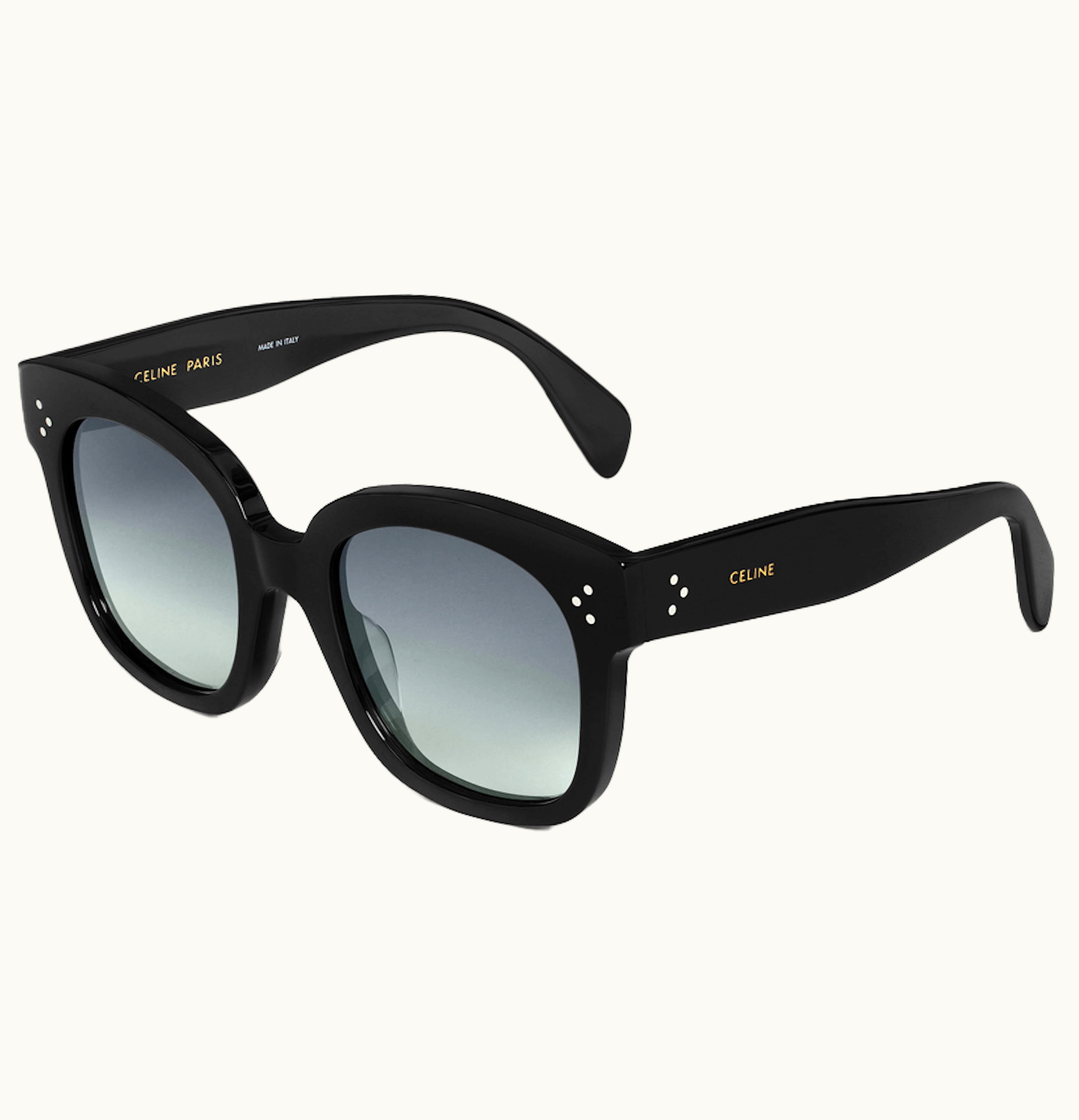 Celine Oversized S002 Sunglasses Black 4s002cplb38no