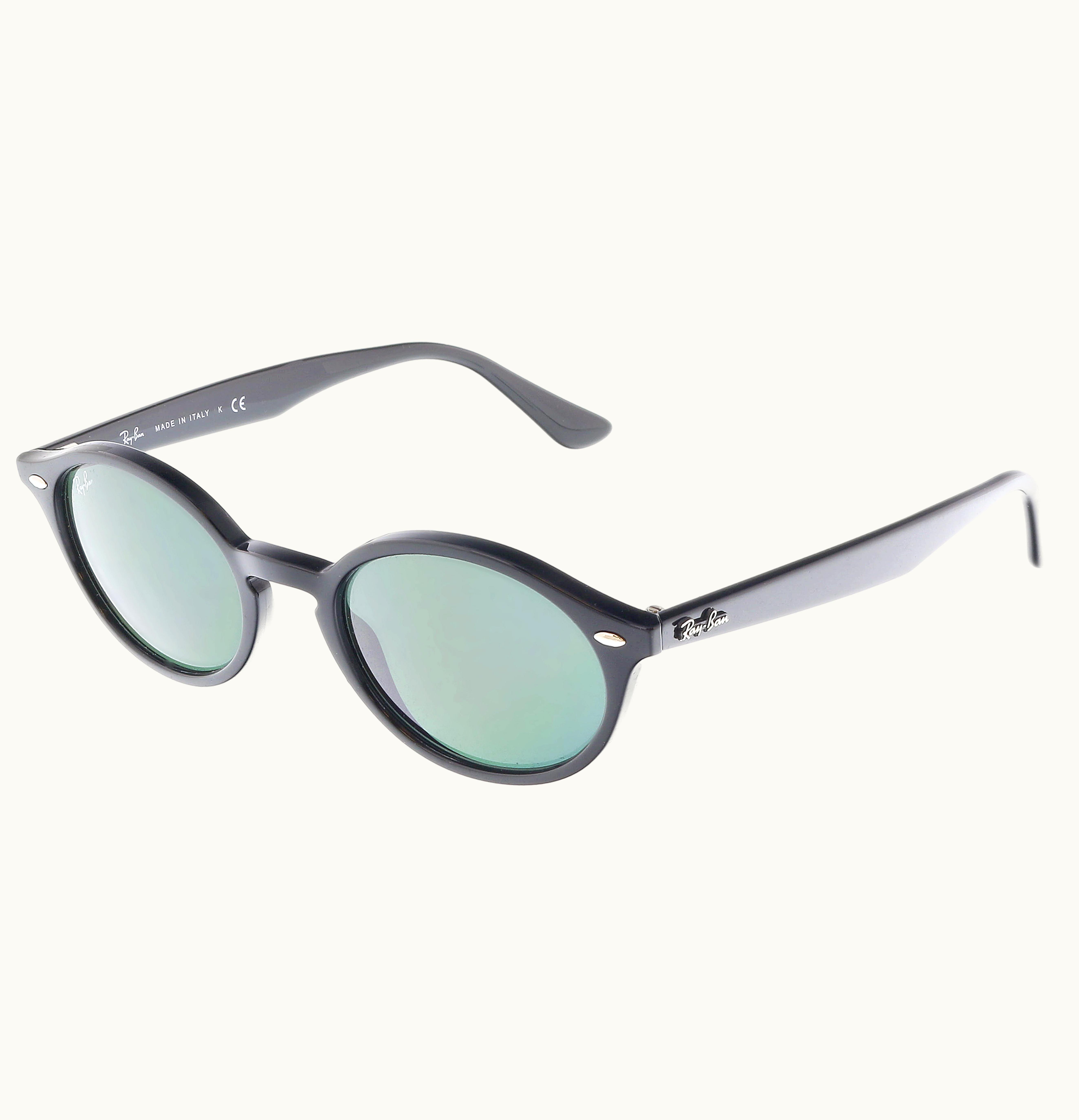 Ray-Ban Ray-Ban Ray Ban Oval Sunglasses Gloss Black 0rb4315 601 71