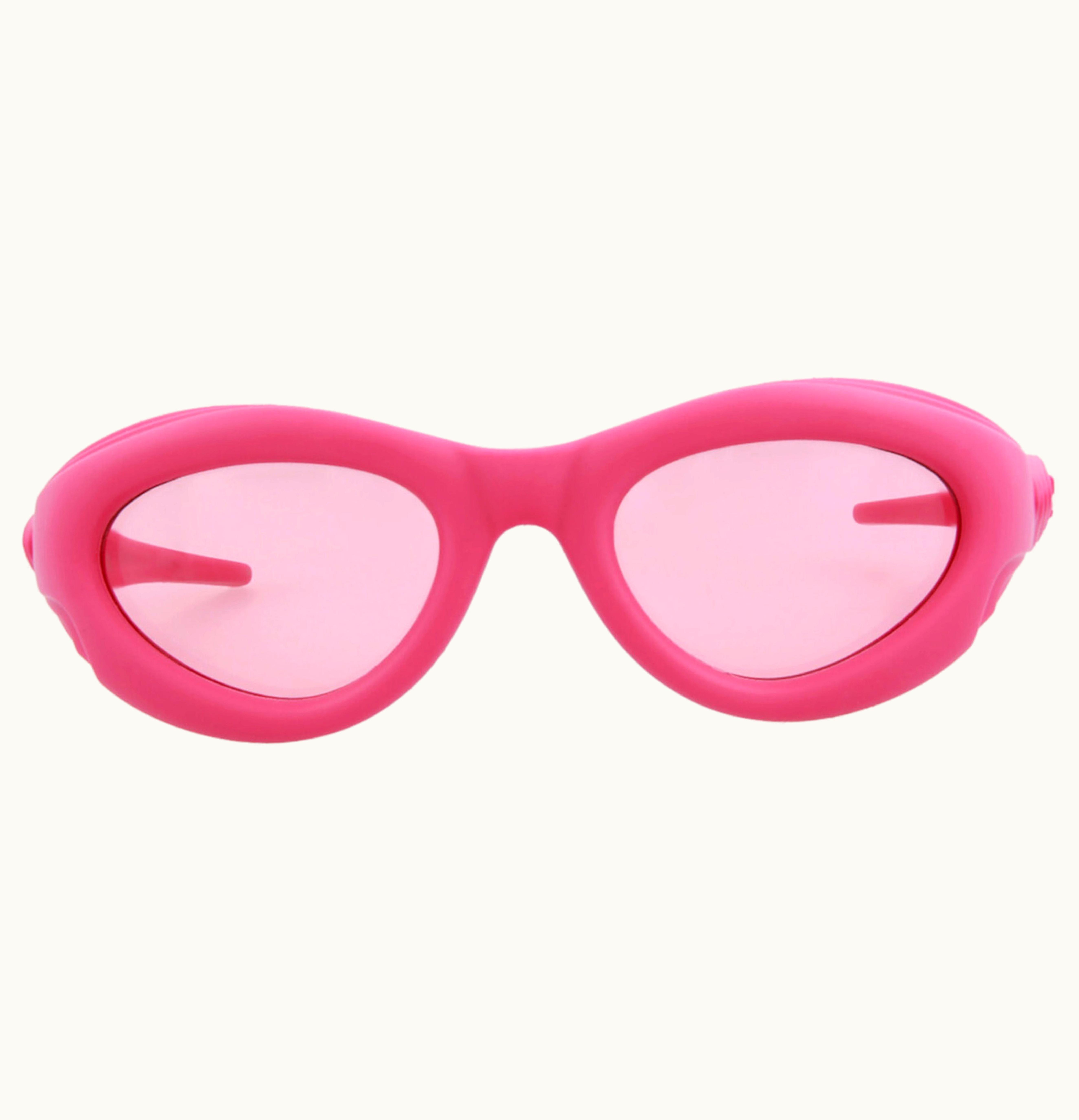 Bottega Veneta Oval Frame Injection Sunglasses Pink Bv1162s 30013384 001 60133
