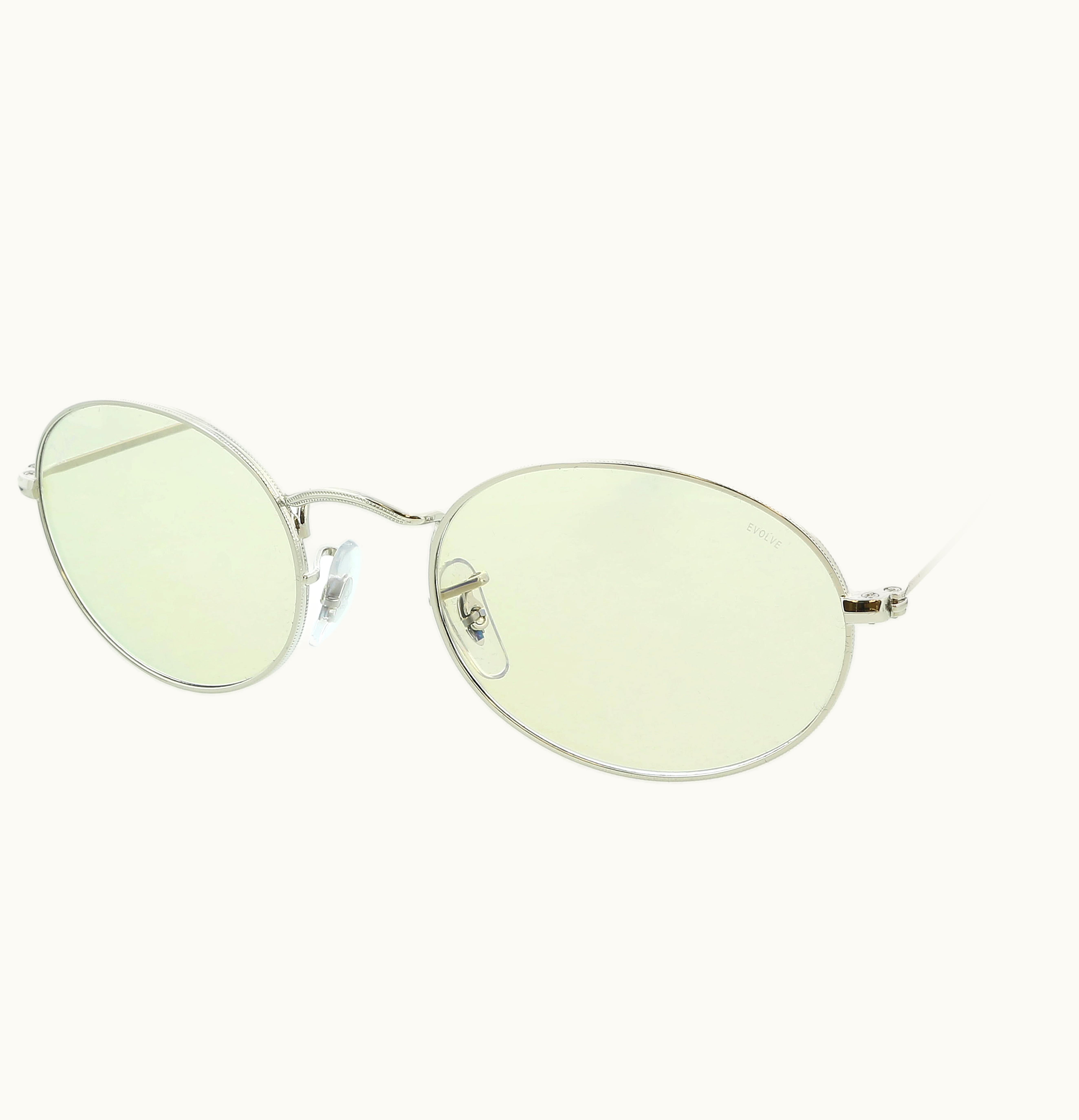 Ray-Ban Ray-Ban Ray Ban Oval Sunglasses Silver 0rb3547 003 T2