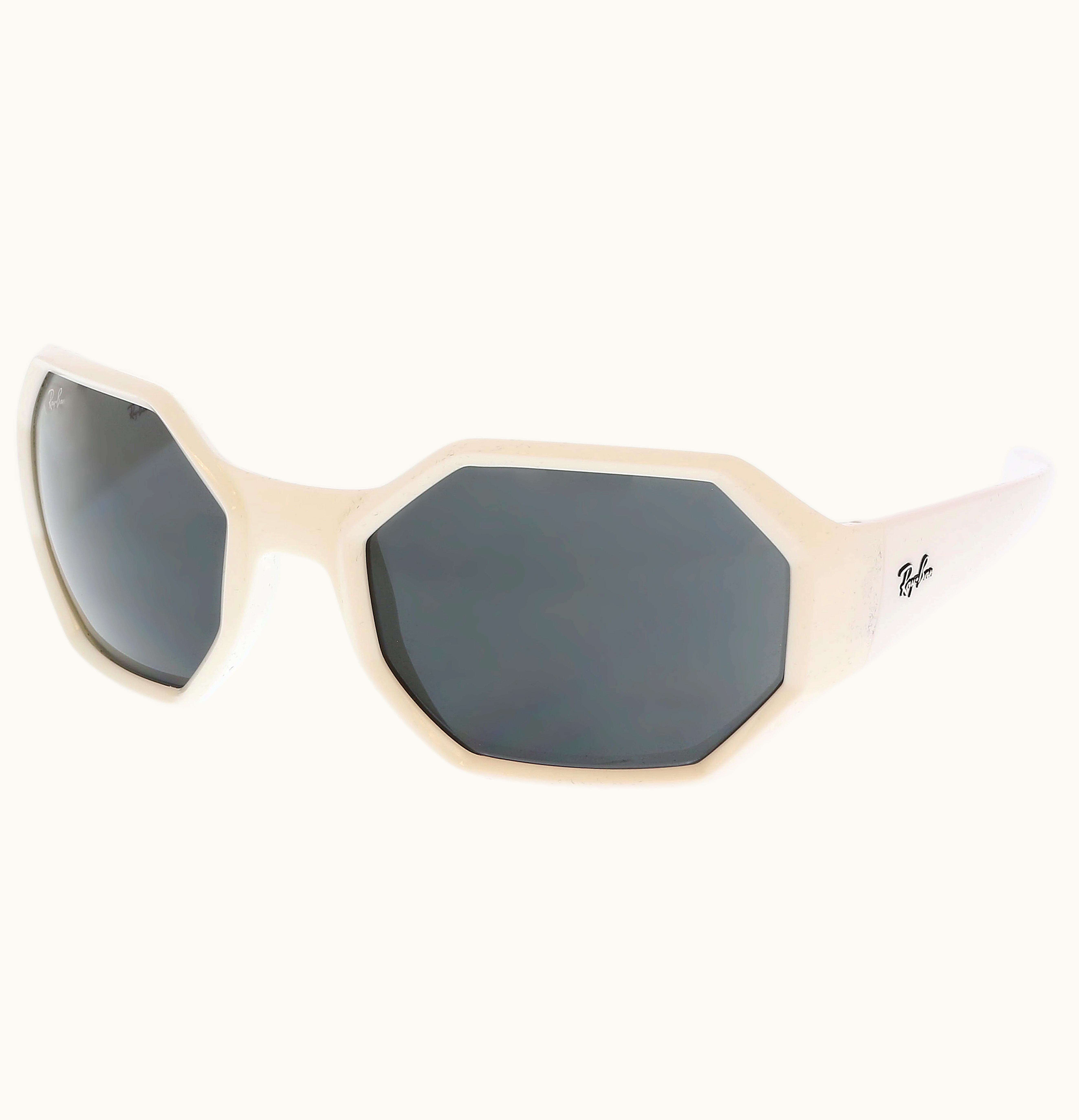 Ray-Ban Ray-Ban Ray Ban Oval Sunglasses Gloss White 0rb4337 649187
