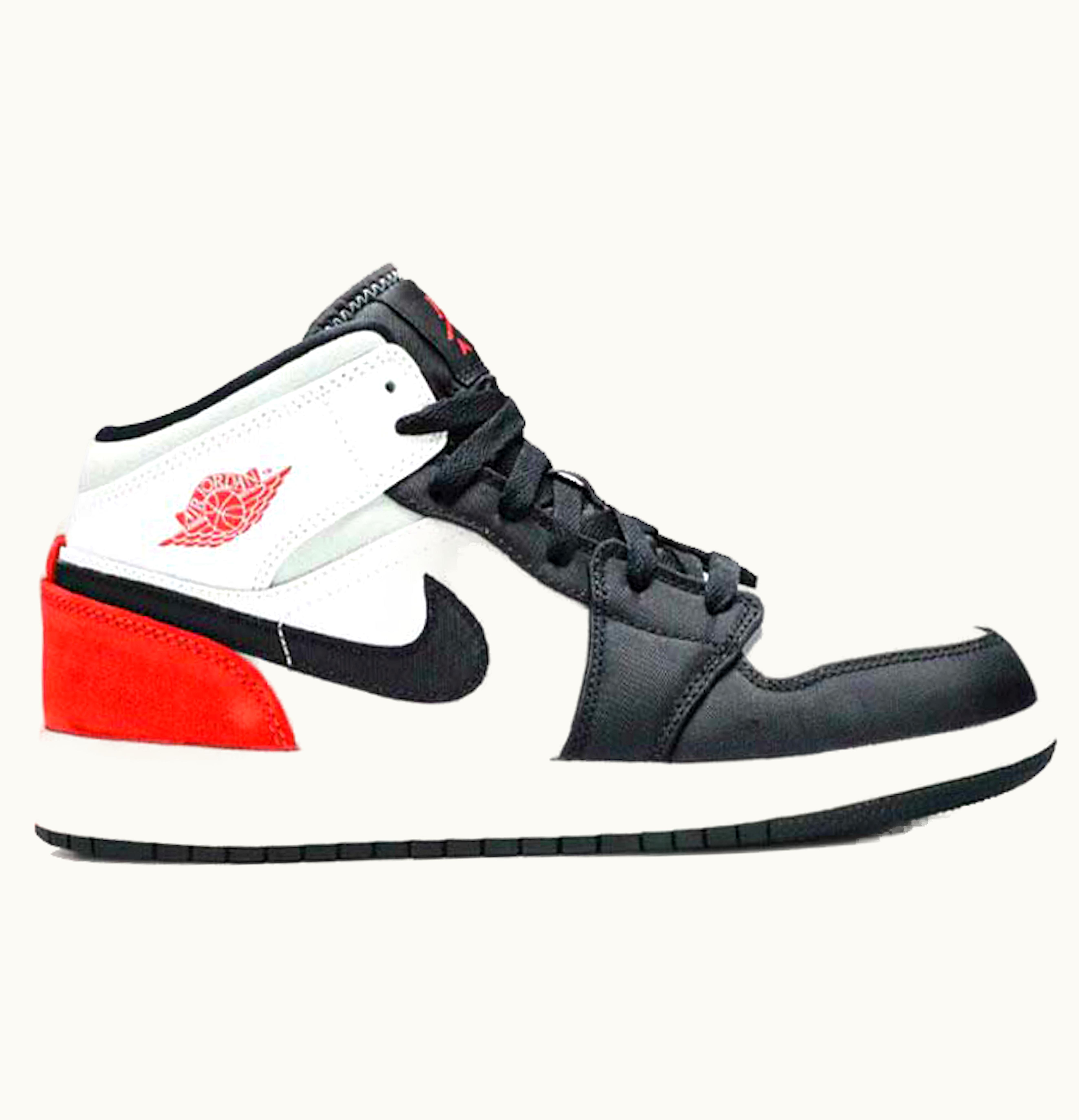 Jordan Air Jordan 1 Mid SE White Black Red Spruce PS