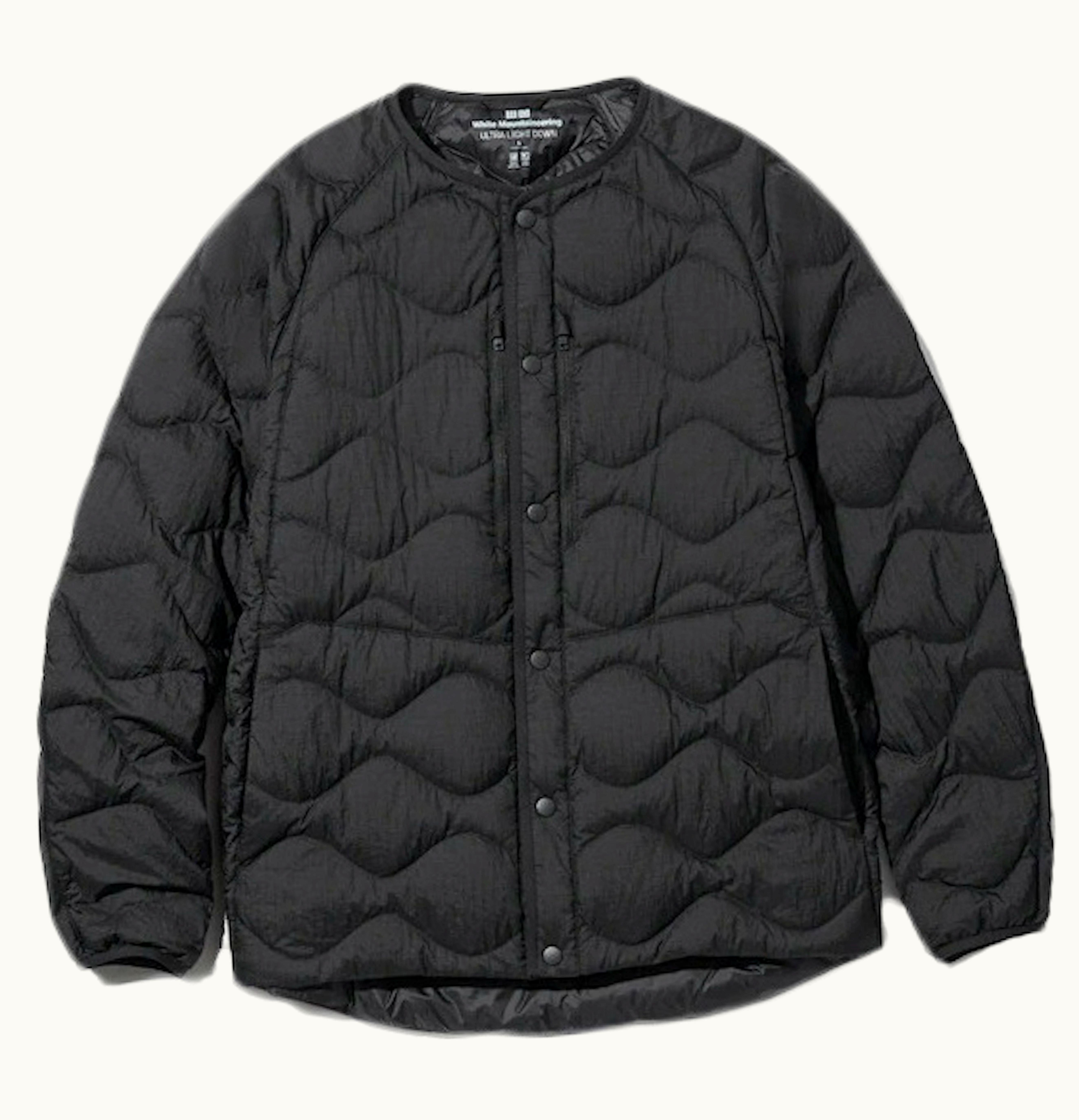 Uniqlo X White Mountaineering Ultra Light Down Oversized Jacket Asia Sizing Black