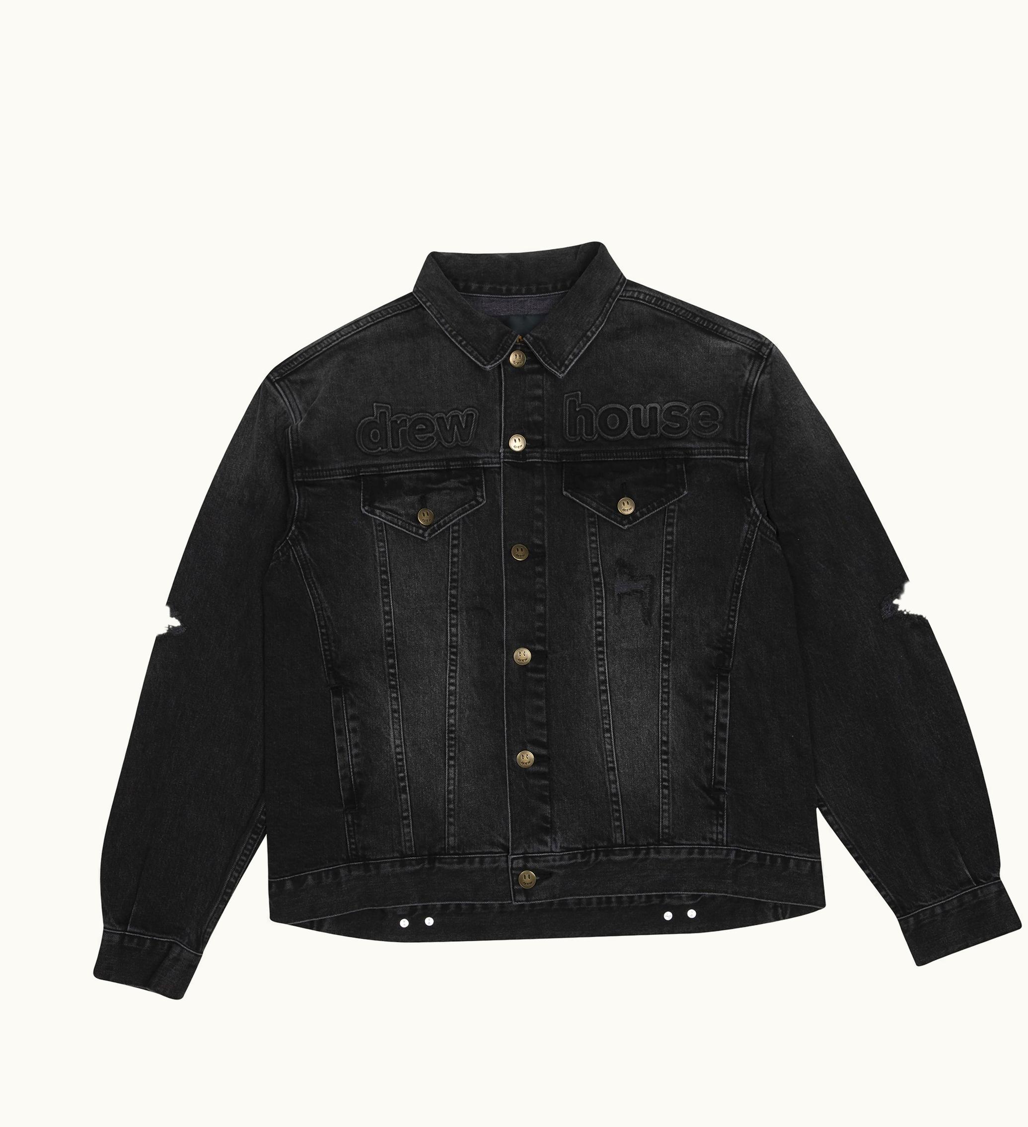 drew house Drew House Oversized Mascot Trucker Jacket Camarillo Wash