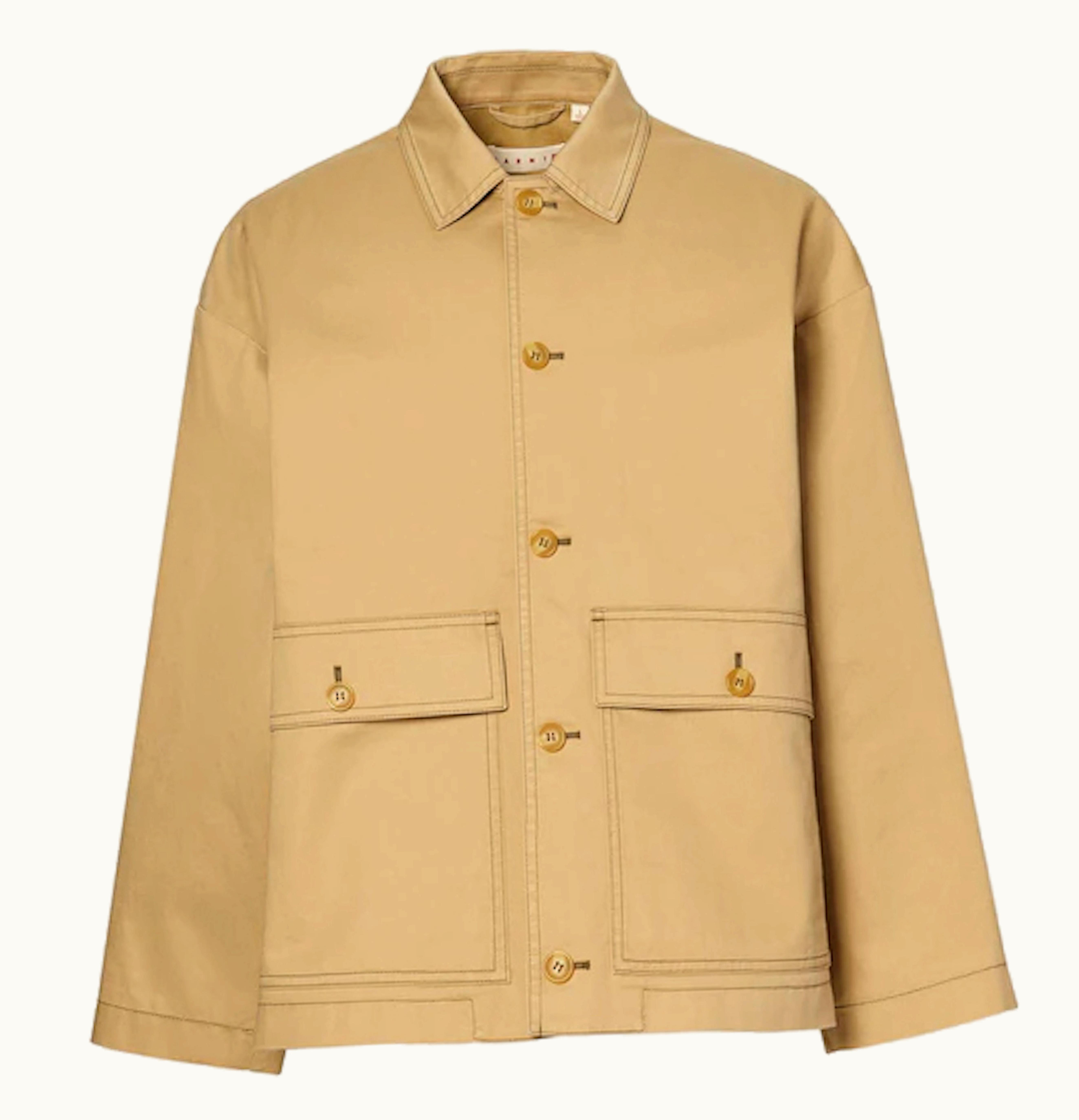 Uniqlo X Marni Oversized Utility Jacket Asia Sizing Beige