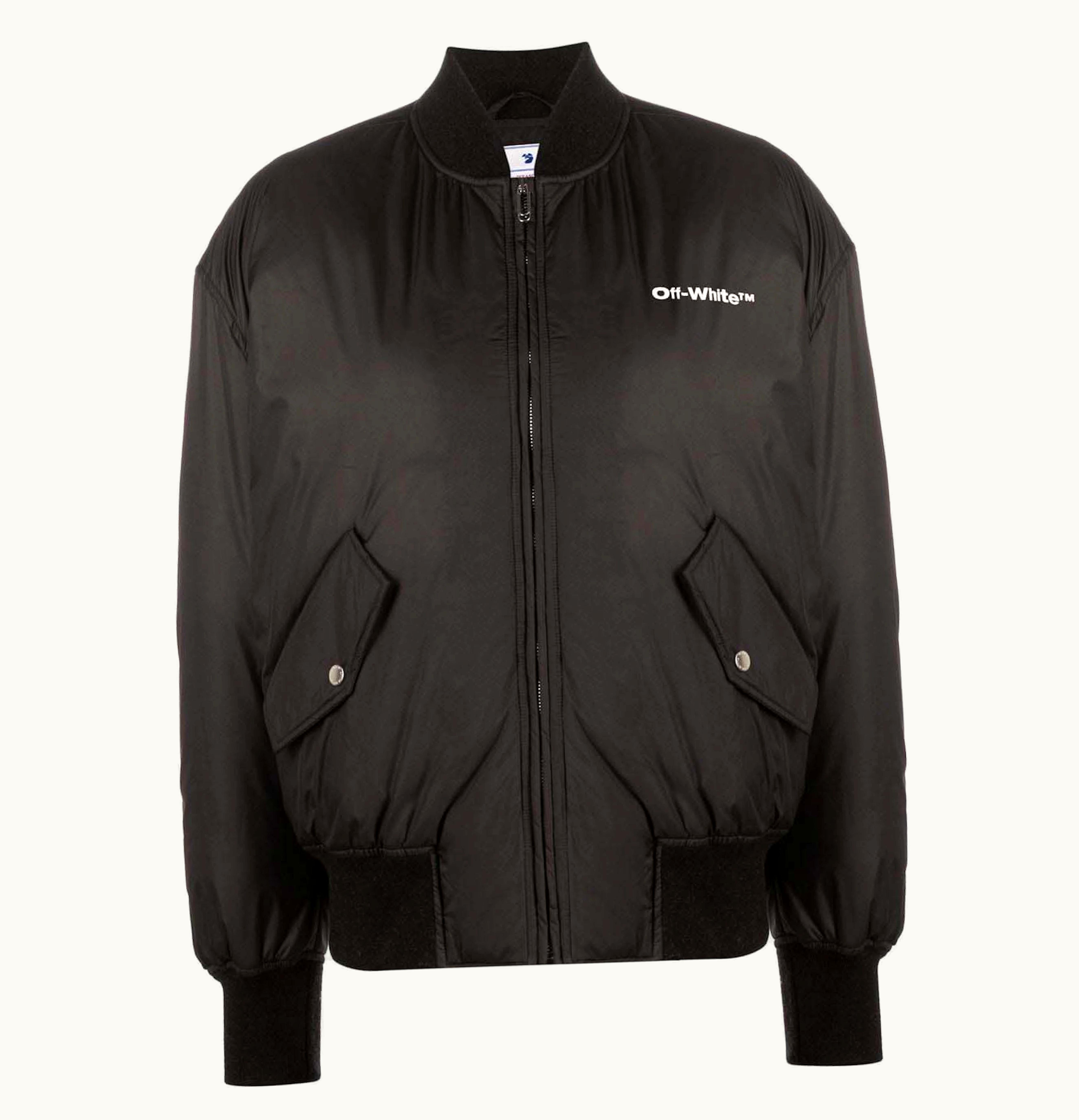 OFF-WHITE Peach NY Over Bomber Black White