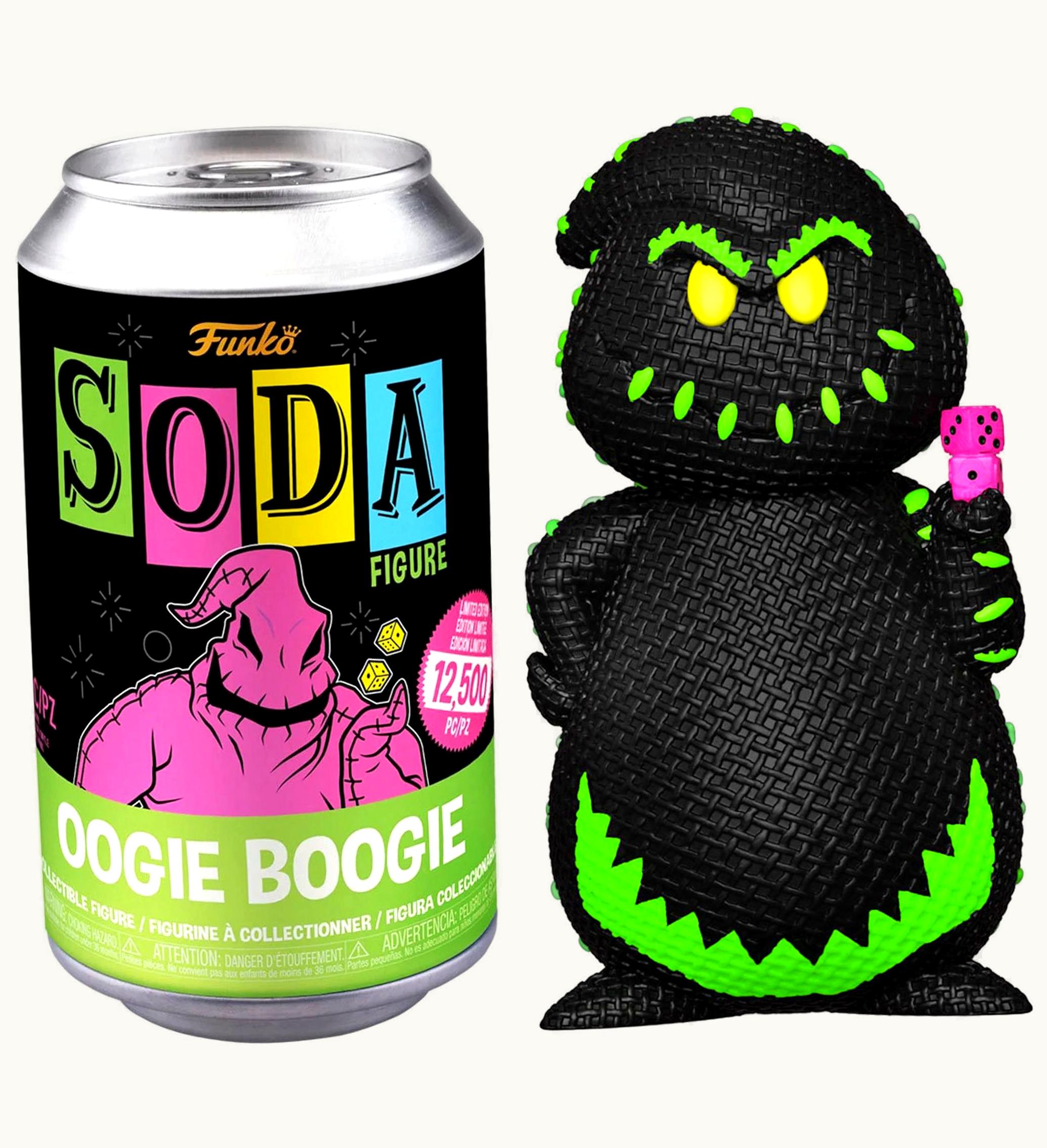 Funko Funko Soda The Nightmare Before Christmas Black Light Oogie Boogie Open Can Chase Figure