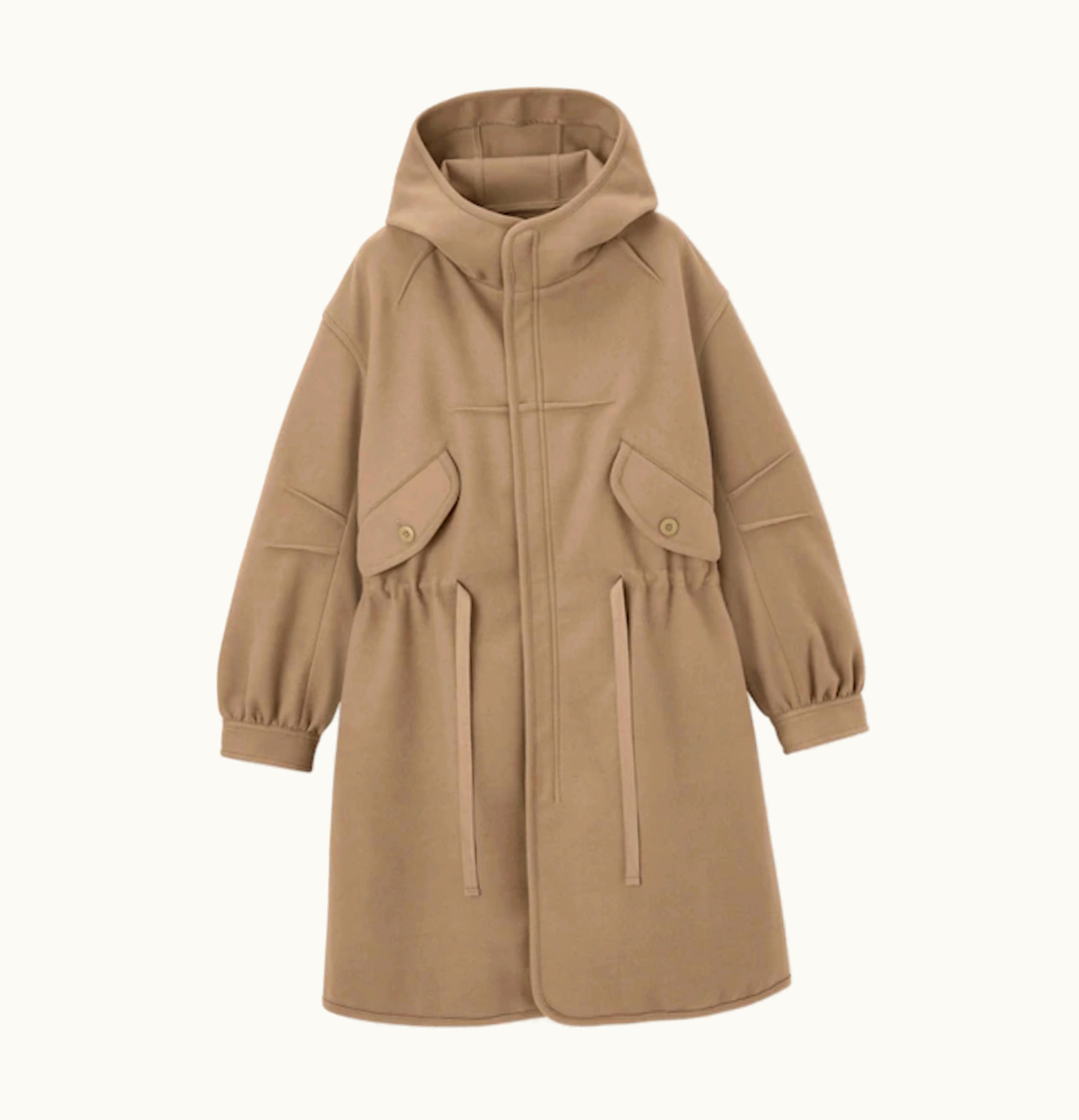 Uniqlo Gu X Undercover Womens Oversized Coat Brown