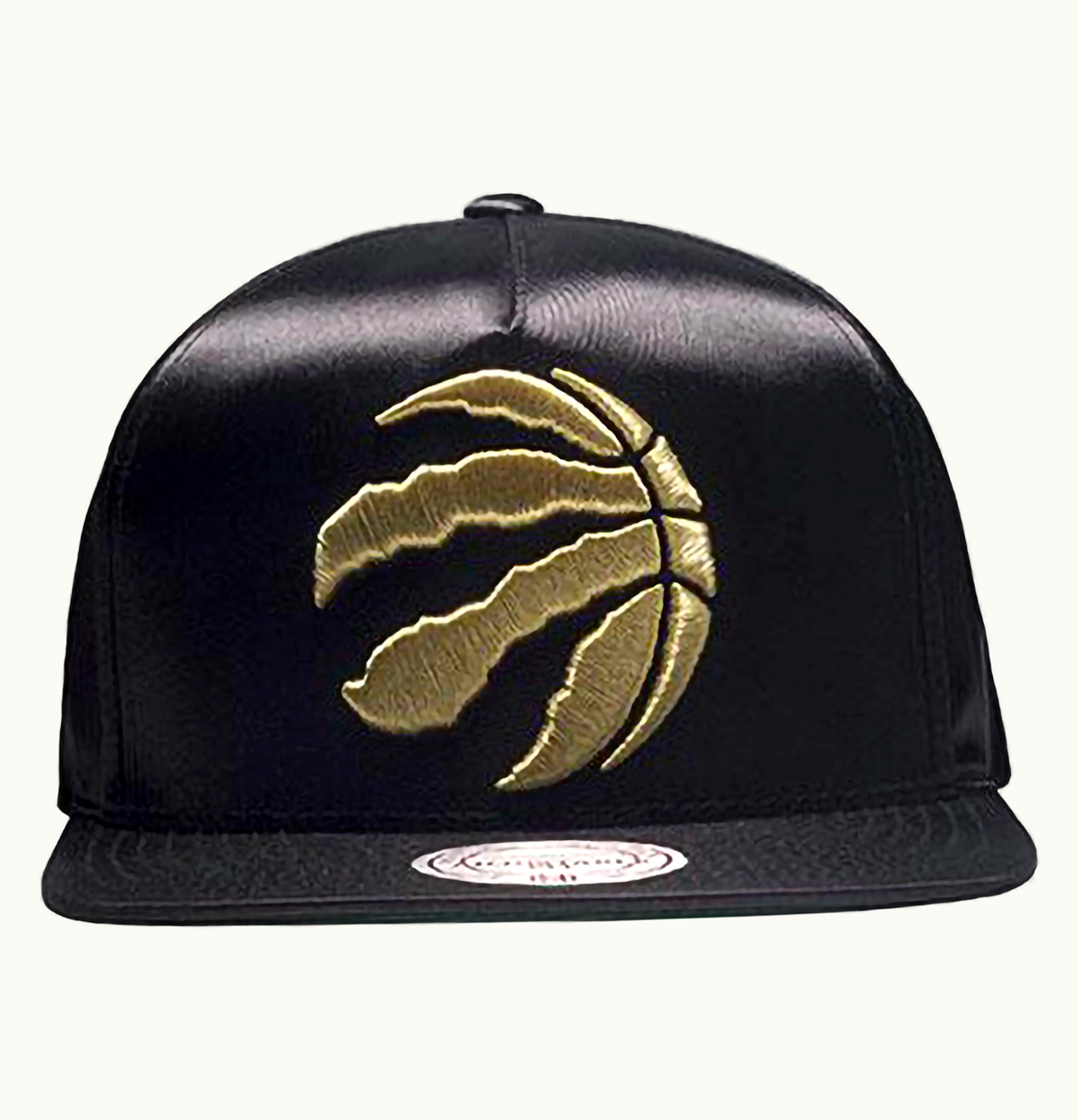 OVO OVO X Mitchell Ness Raptors Logo Hat Black