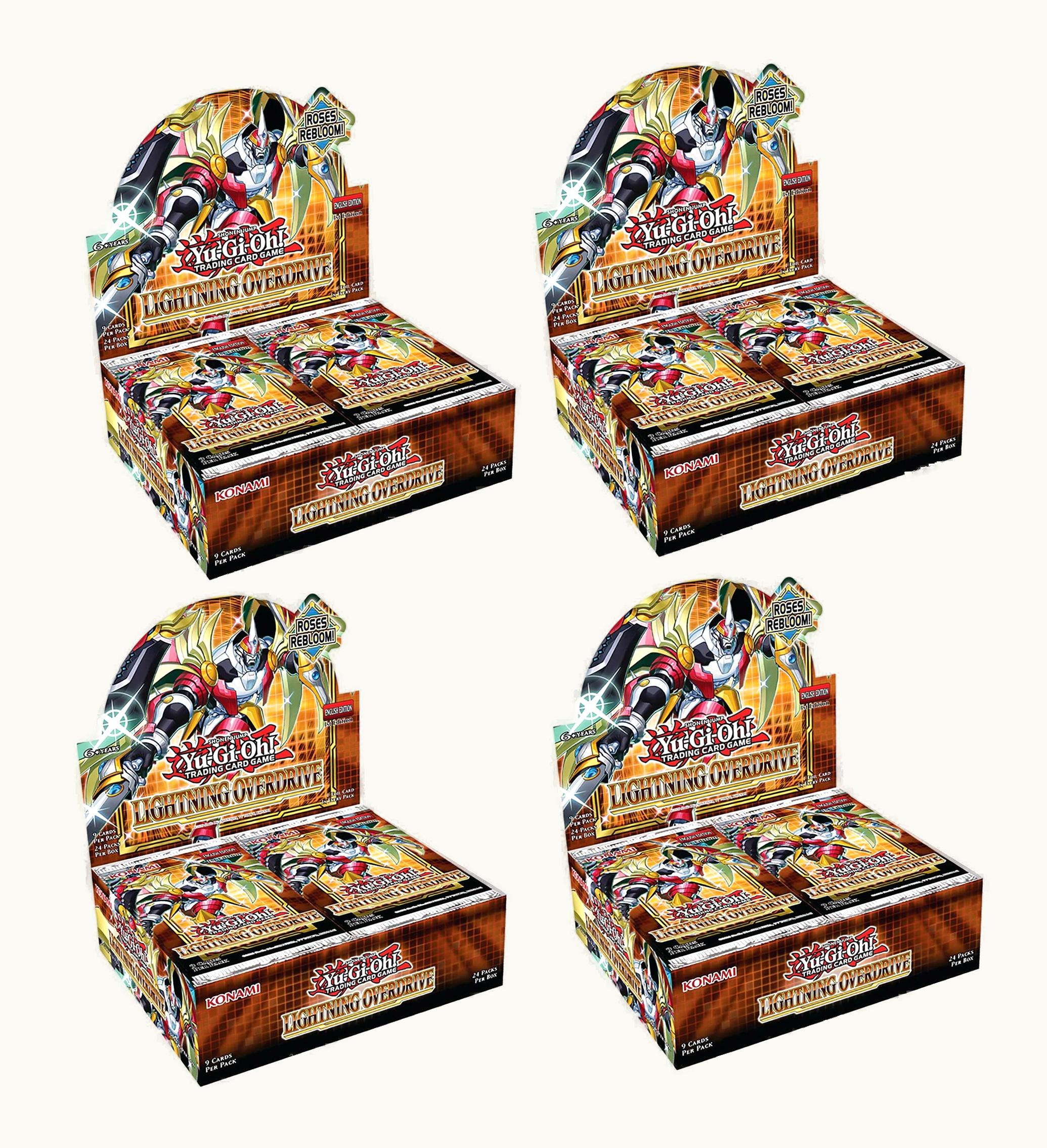 Yu-Gi-Oh Yu-Gi-Oh Yu Gi Oh Ocg Lightning Overdrive 1st Edition Booster Box 4x Lot