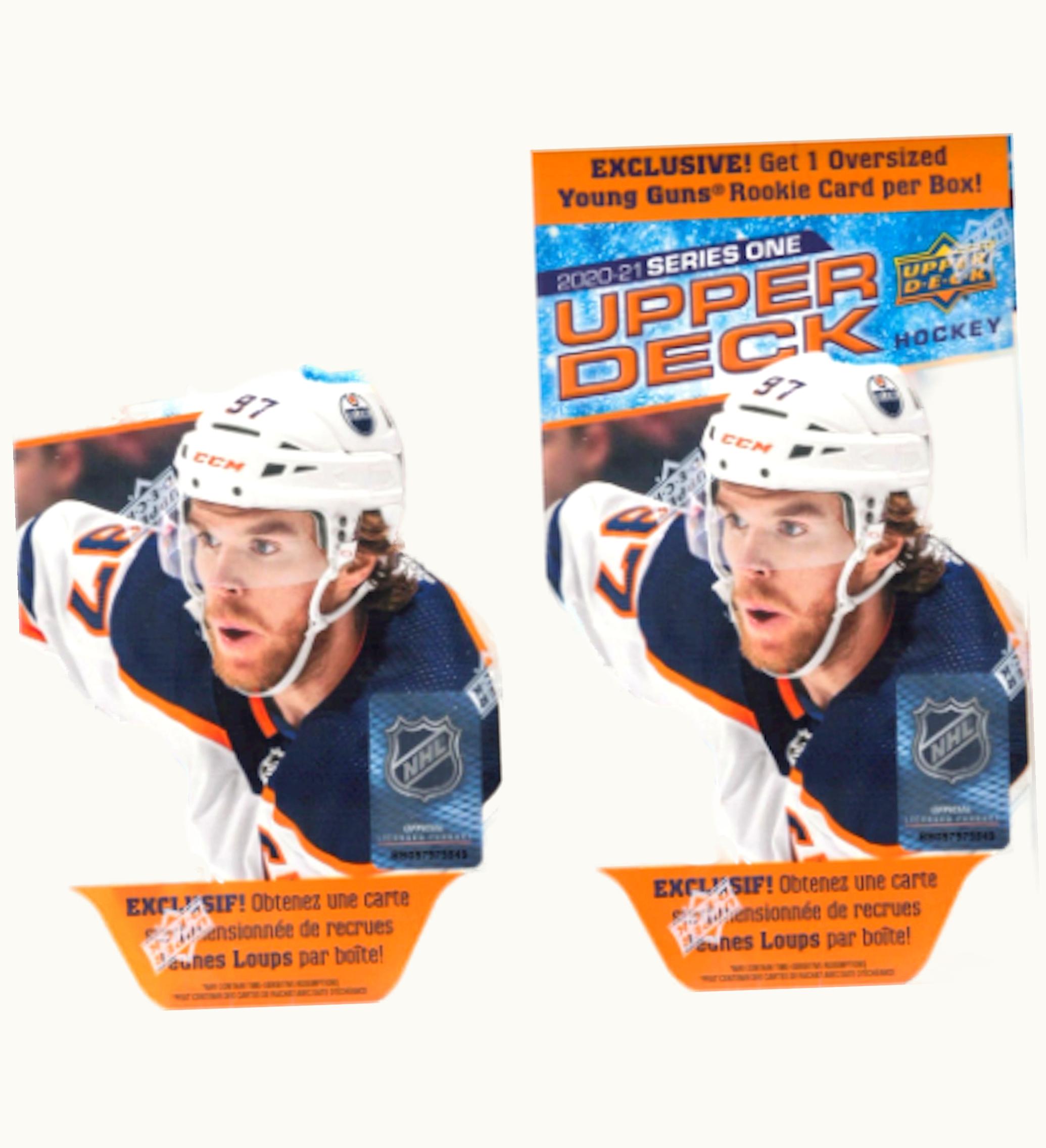 2020 21 Upper Deck Series One Blaster Box Oversized Young Guns 2x Lot