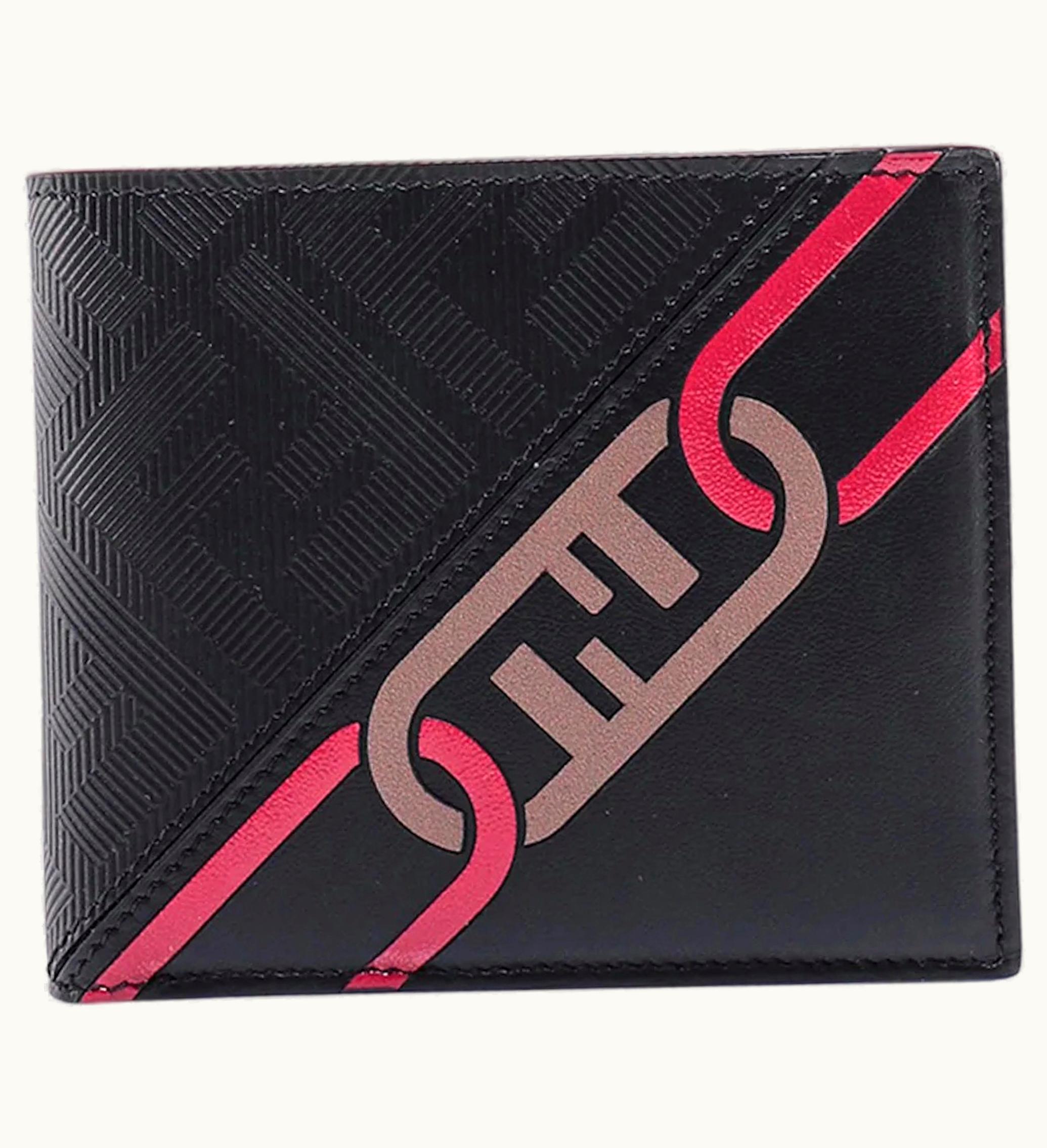 Fendi Wallet With Fendi Olock Motif Black