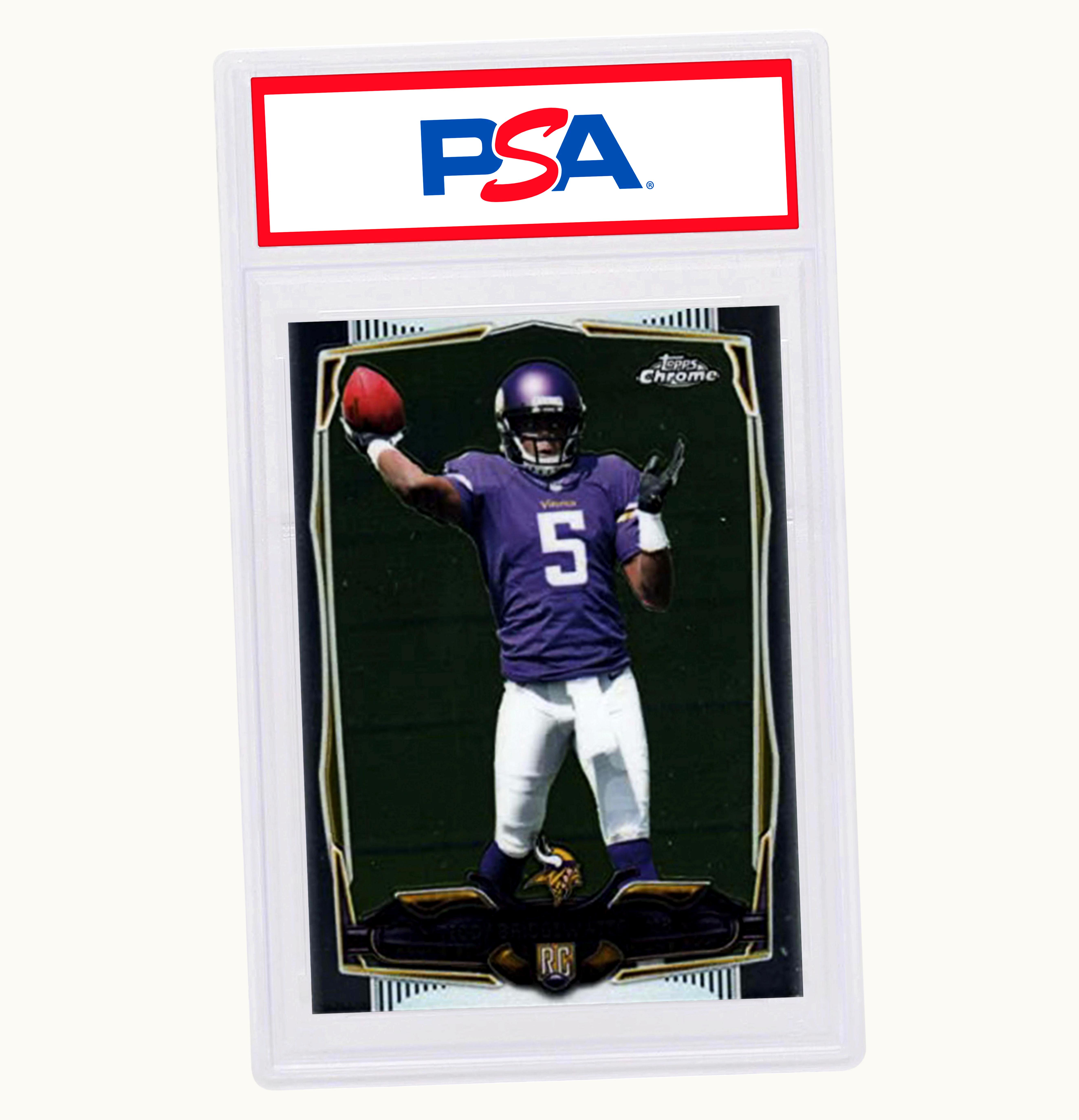 Teddy Bridgewater 2014 Topps Chrome Rookie Ball Over Head 173