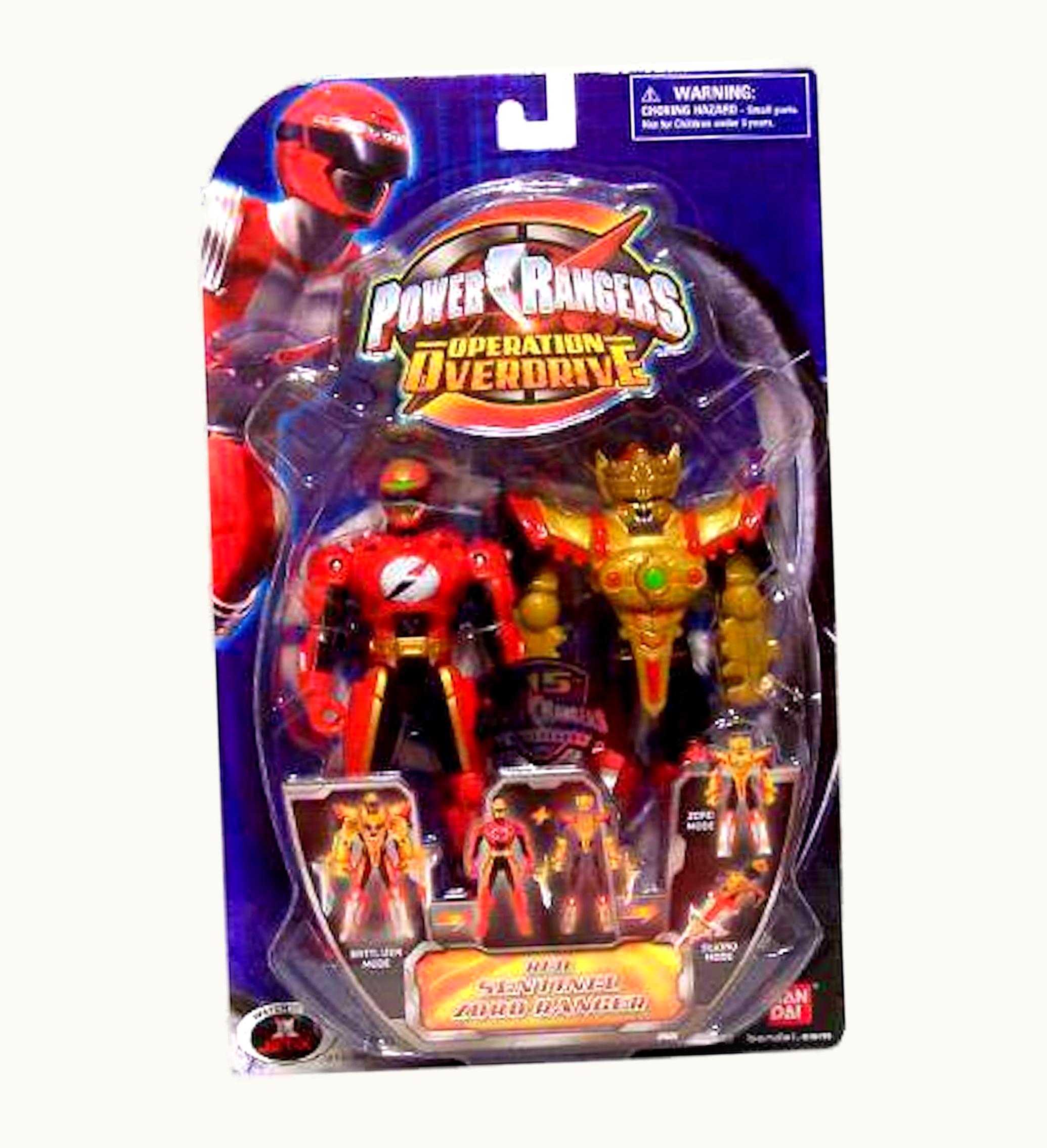 Bandai Bandai America Power Rangers Operation Overdrive Red Sentinel Zord Ranger Action Figure