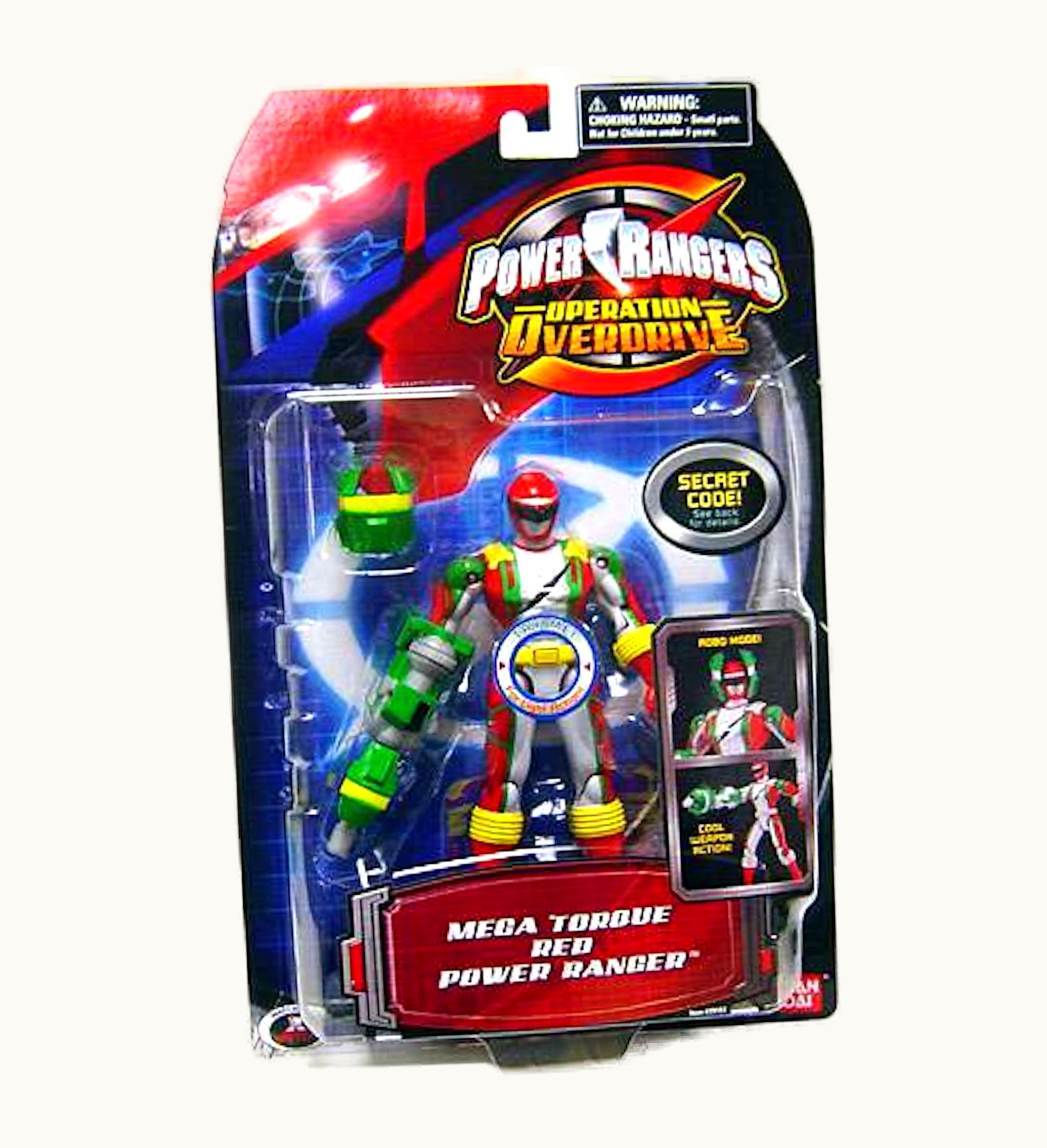 Bandai Bandai Power Rangers Operation Overdrive Mega Torque Red Ranger Action Figure