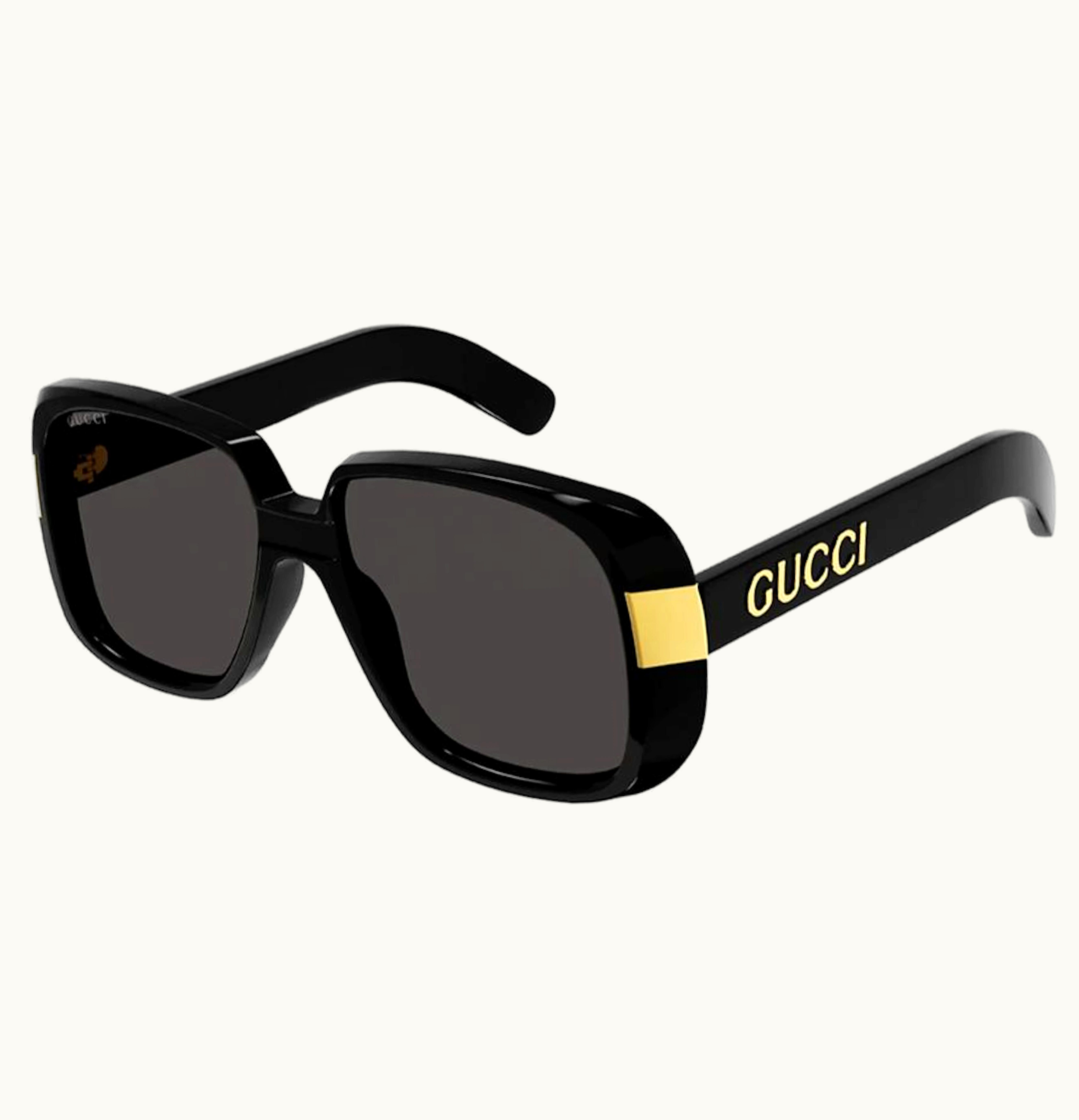 Gucci Oversized Sunglasses Black GG0318s 005 51