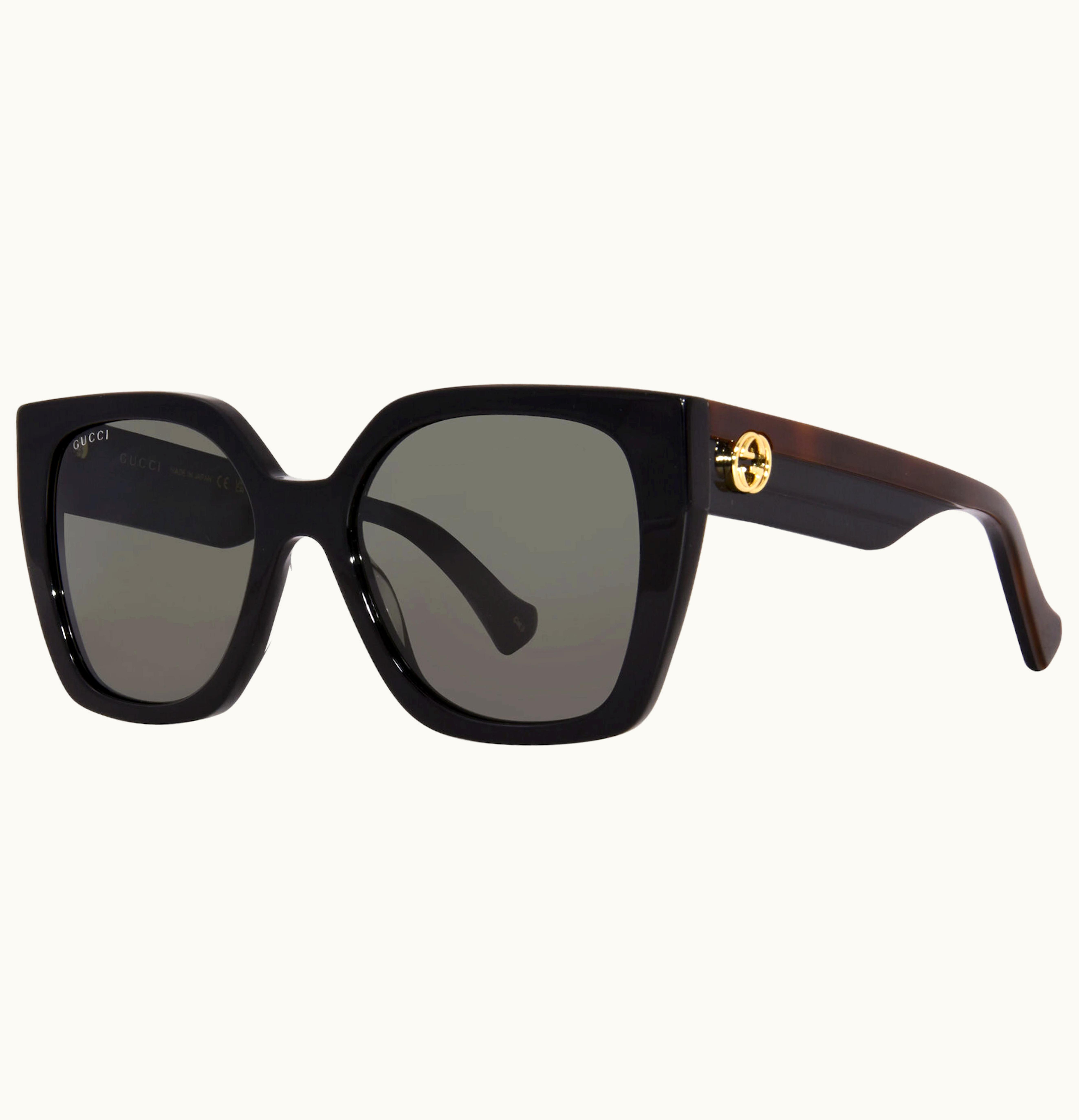 Gucci Oversized Sunglasses Gold GG1300s 001 55