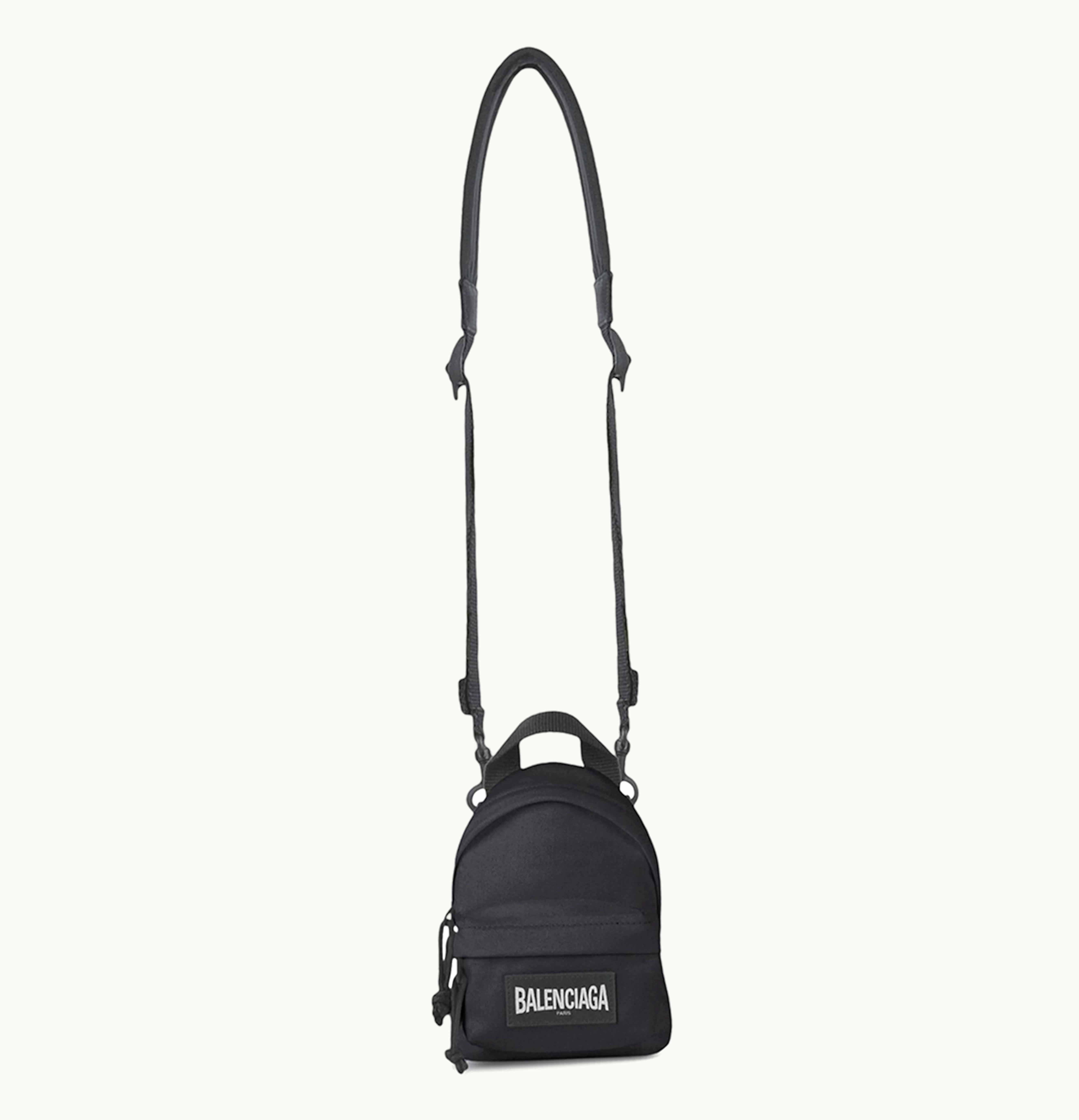Balenciaga Balenciaga Oversized Crossbody Backpack Mini Black