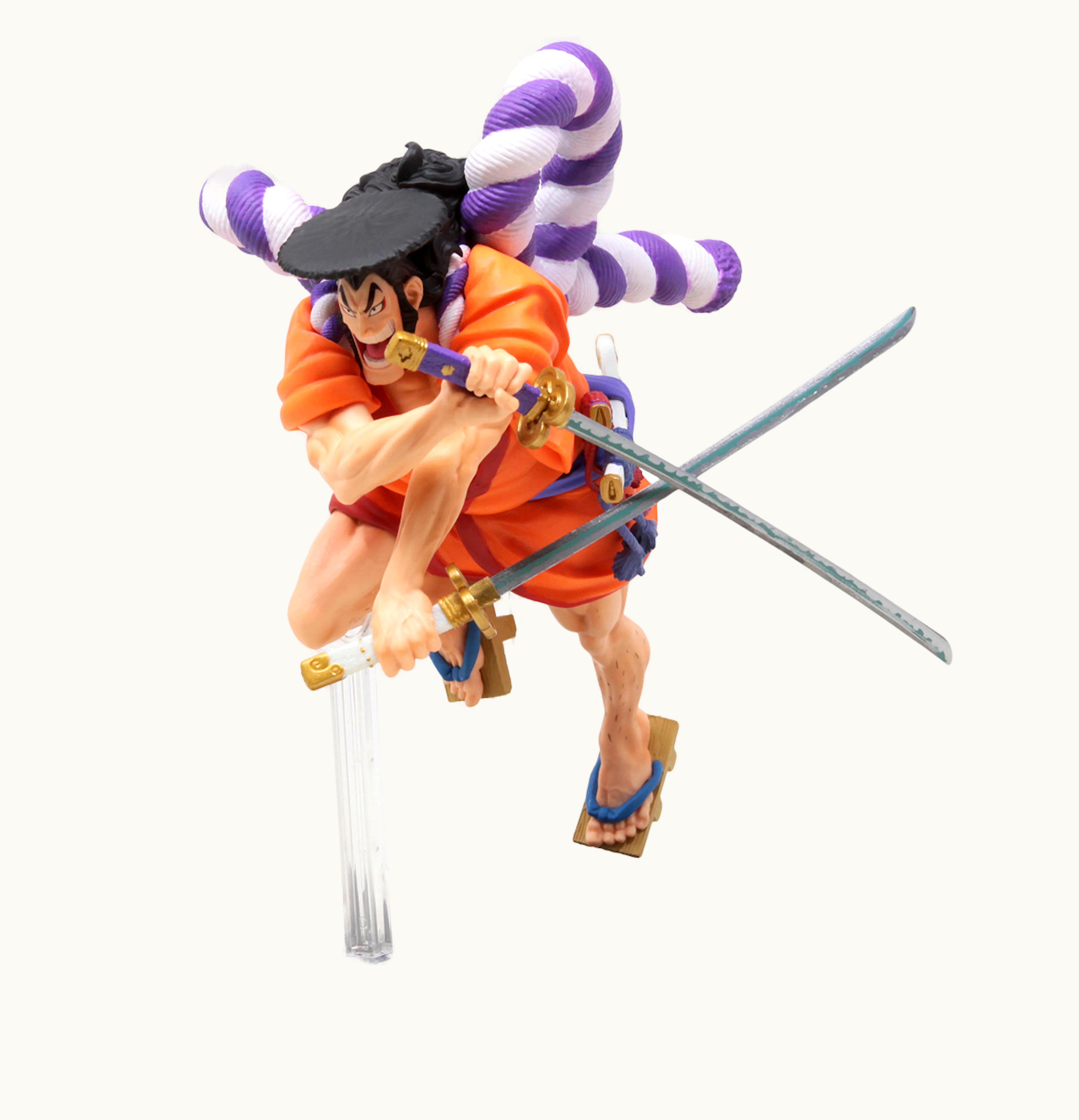 Bandai Bandai Ichibansho One Piece Legends Over Time Kozuki Oden Action Figure Orange