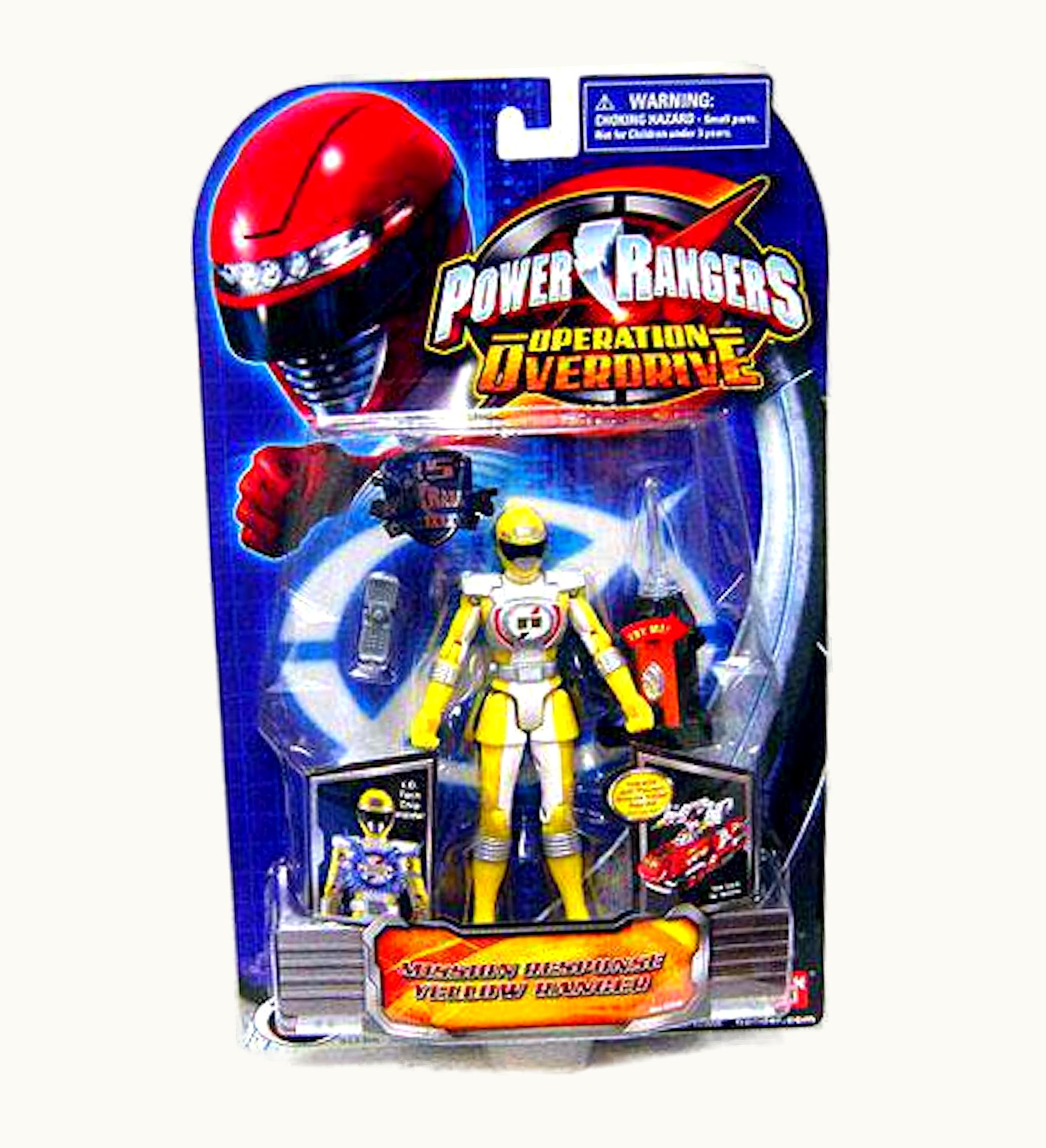Bandai Bandai America Power Rangers Operation Overdrive Mission Response Yellow Ranger Action Figure