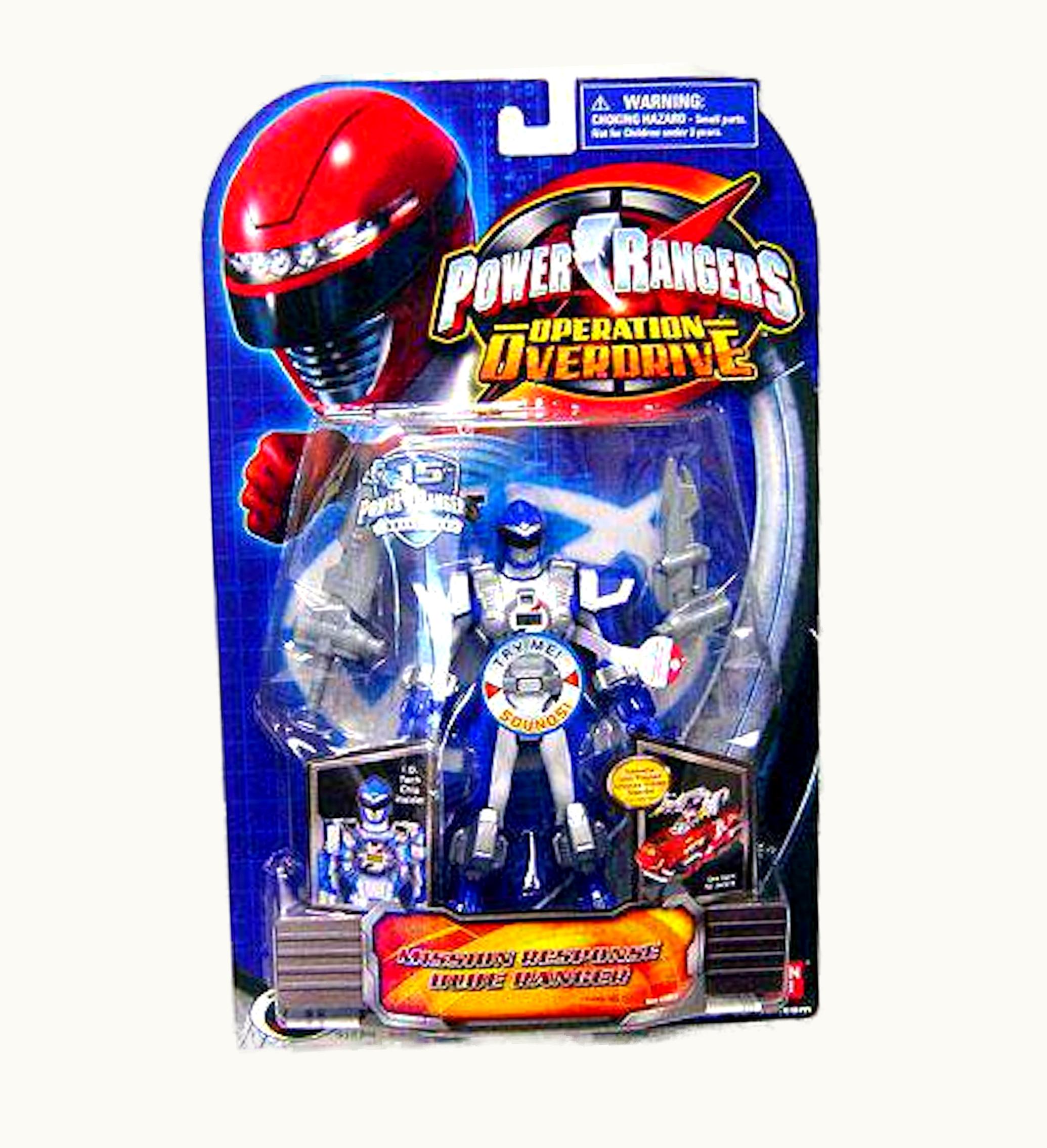 Bandai Bandai America Power Rangers Operation Overdrive Mission Response Blue Ranger Action Figure
