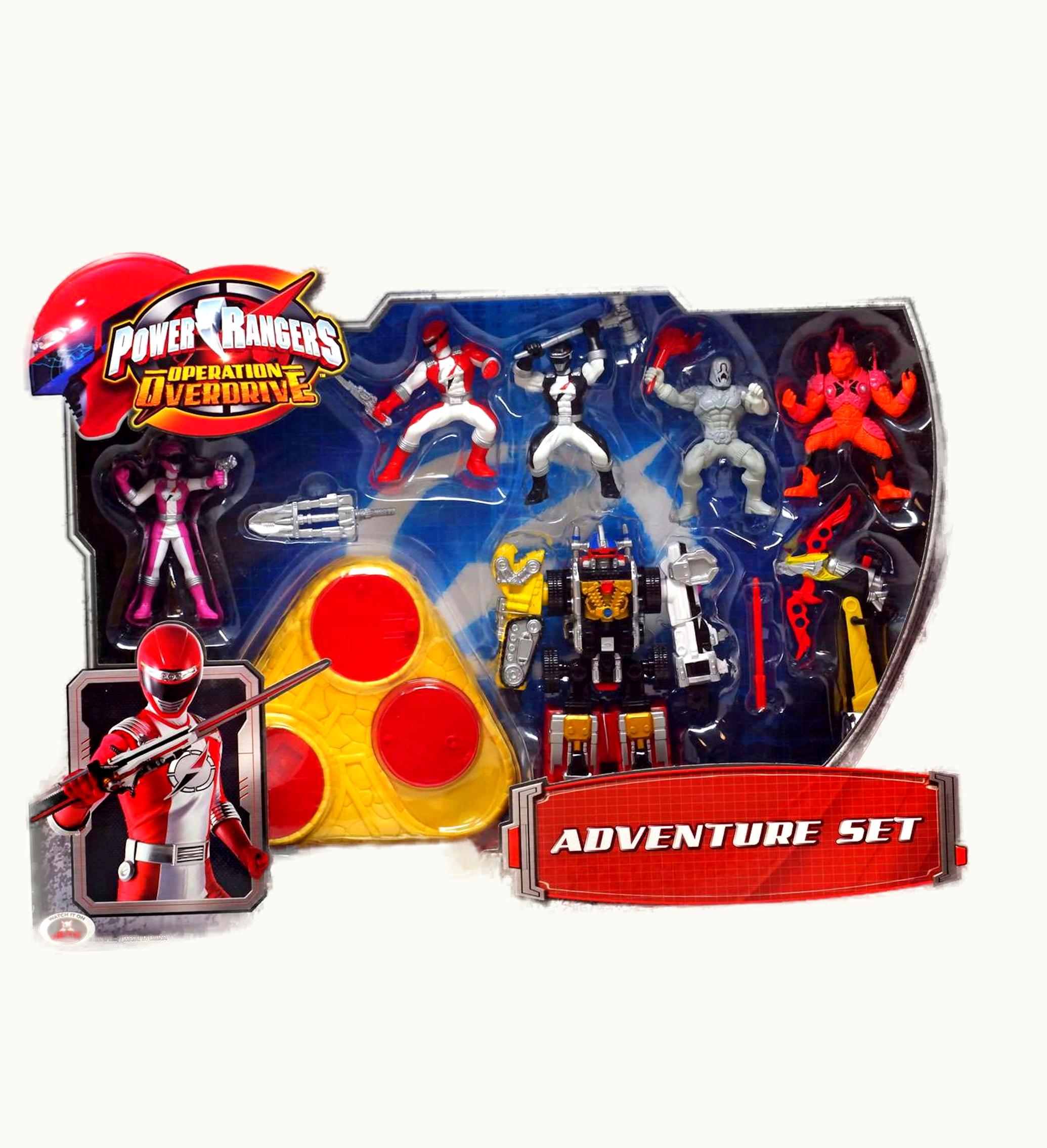 Bandai Bandai America Power Rangers Operation Overdrive Power Rangers Adventure Pvc Figure Set
