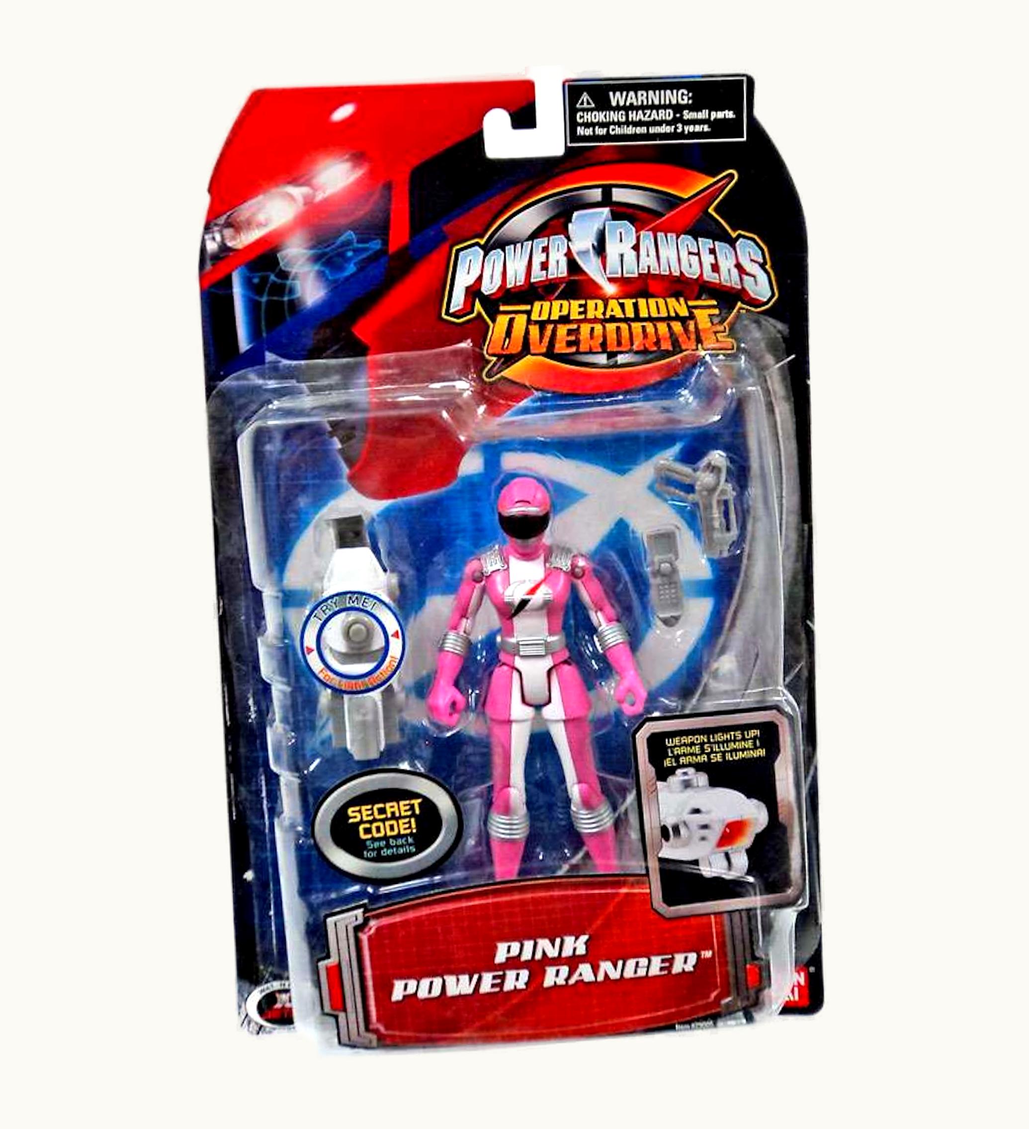 Bandai Bandai America Power Rangers Operation Overdrive Pink Power Ranger Action Figure