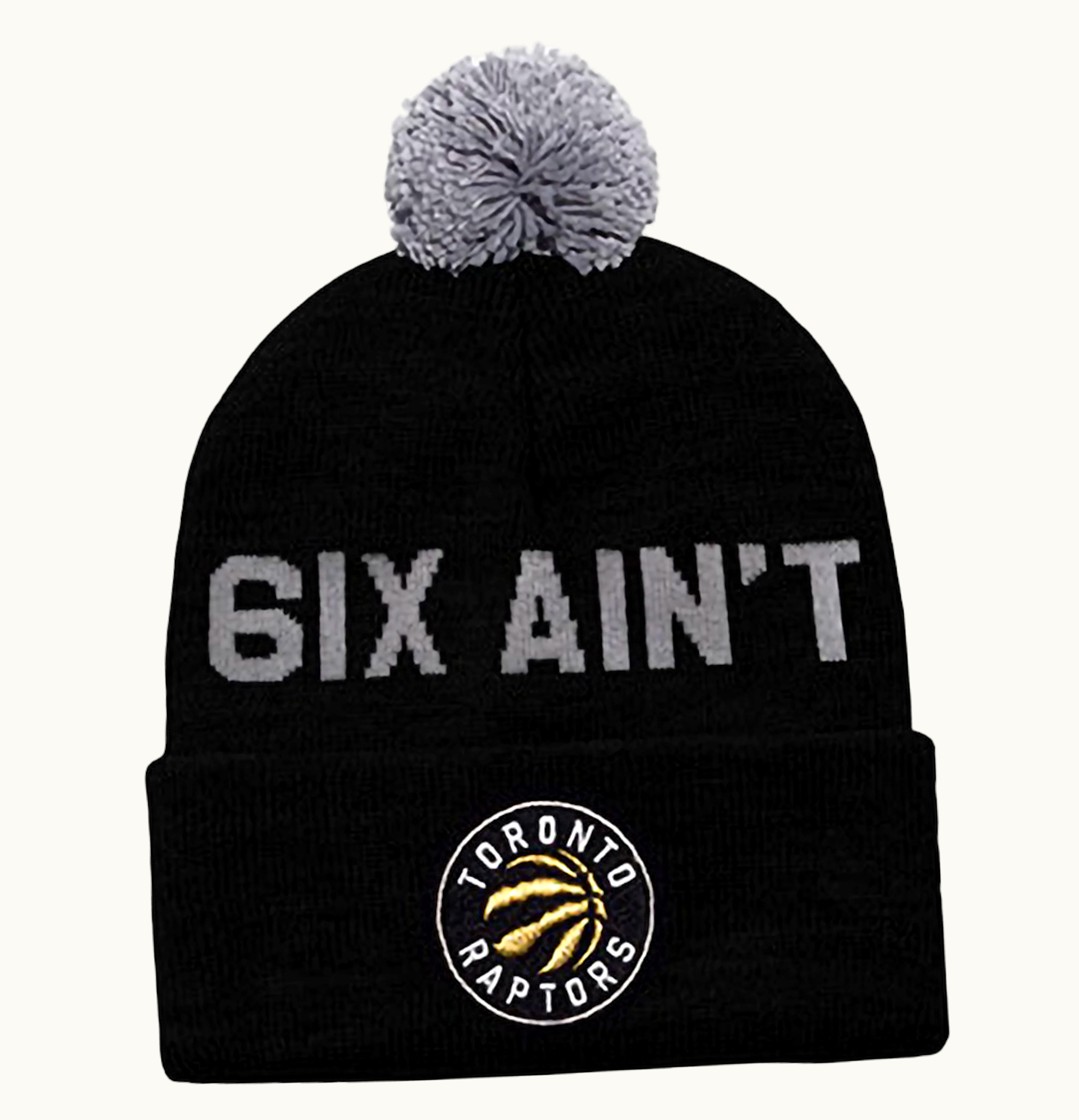 OVO OVO X Mitchell Ness Raptors 6ix Aint Friendly Beanie Black