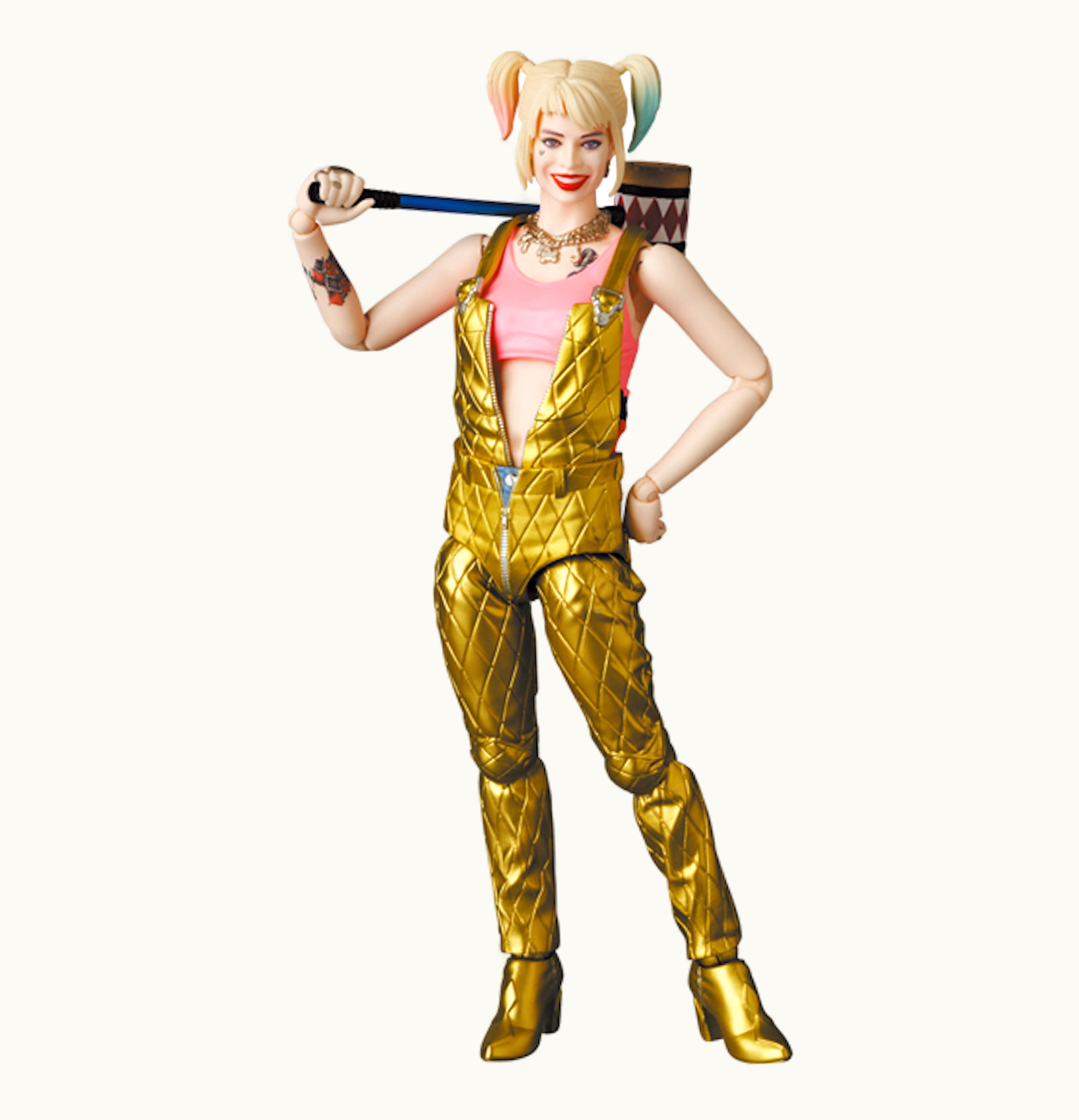 Medicom Mafex Birds Of Prey Harley Quinn Overalls No 153 Action Figure