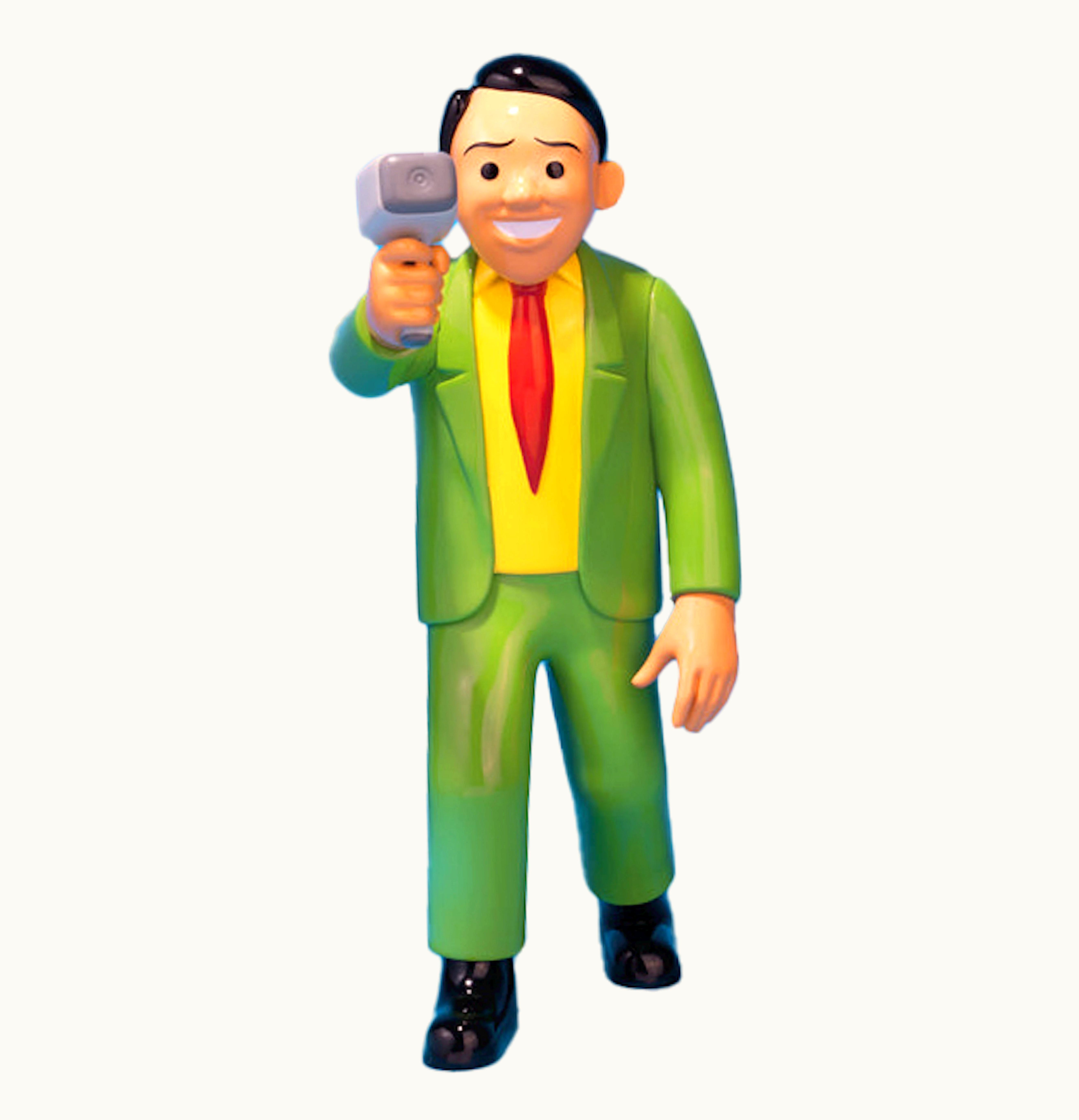 Joan Cornella Joan Cornella Idiotmeter Man Vinyl Figure Green