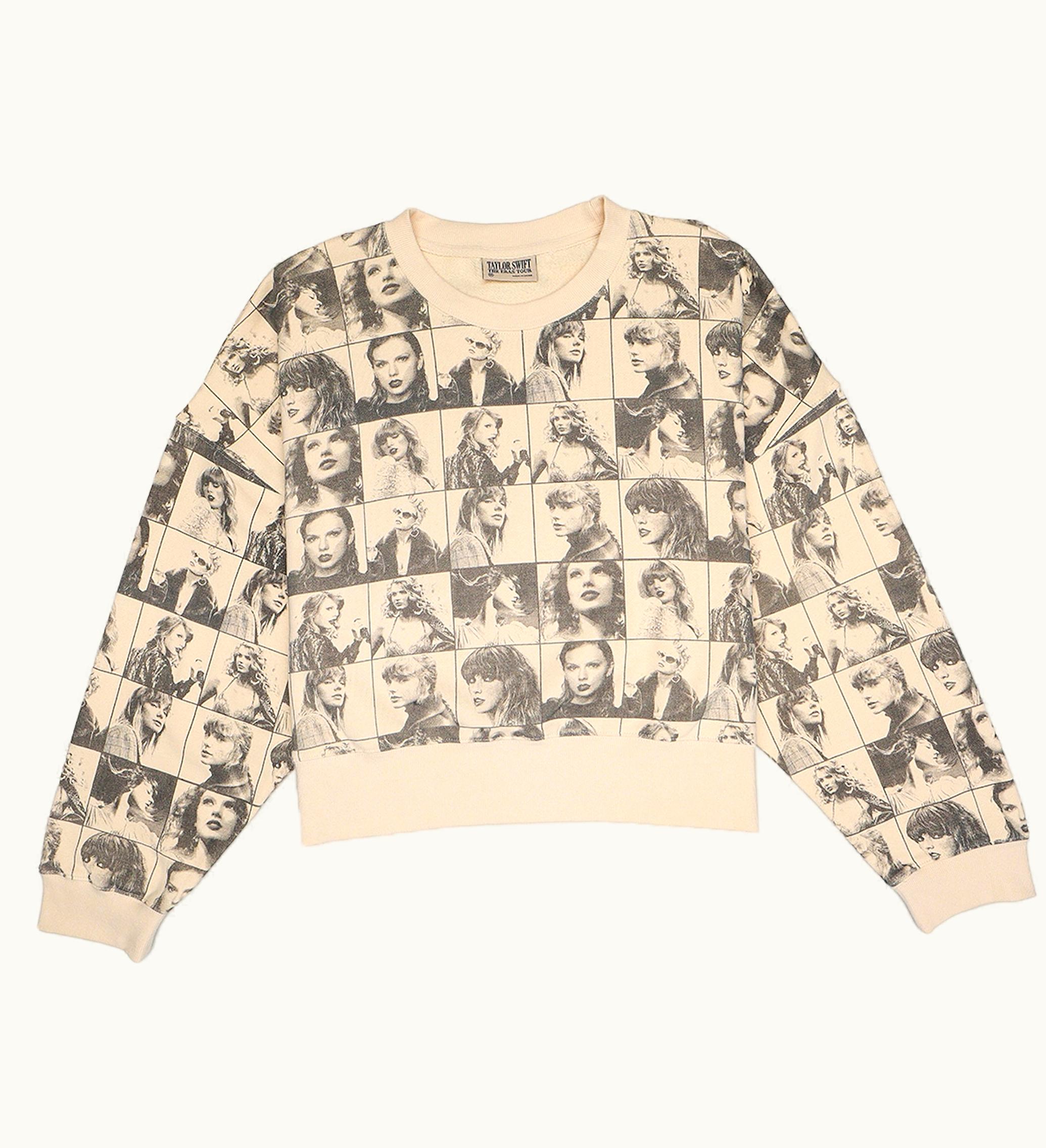Taylor Swift Taylor Swift The Eras Tour Cropped Beige Pullover Beige