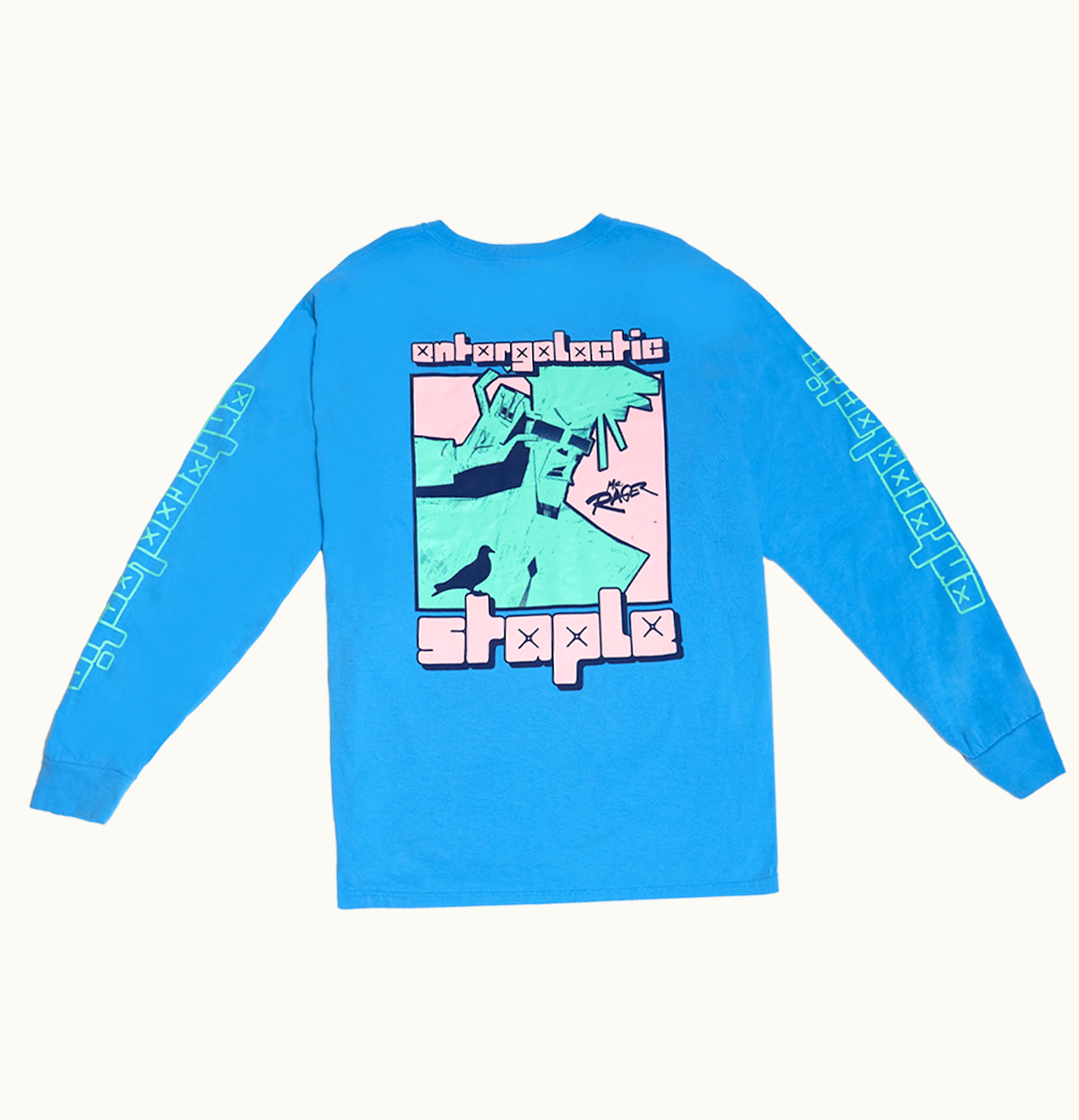 Kid Cudi Entergalactic X Staple Rager Longsleeve Longsleeve T Shirt Blue