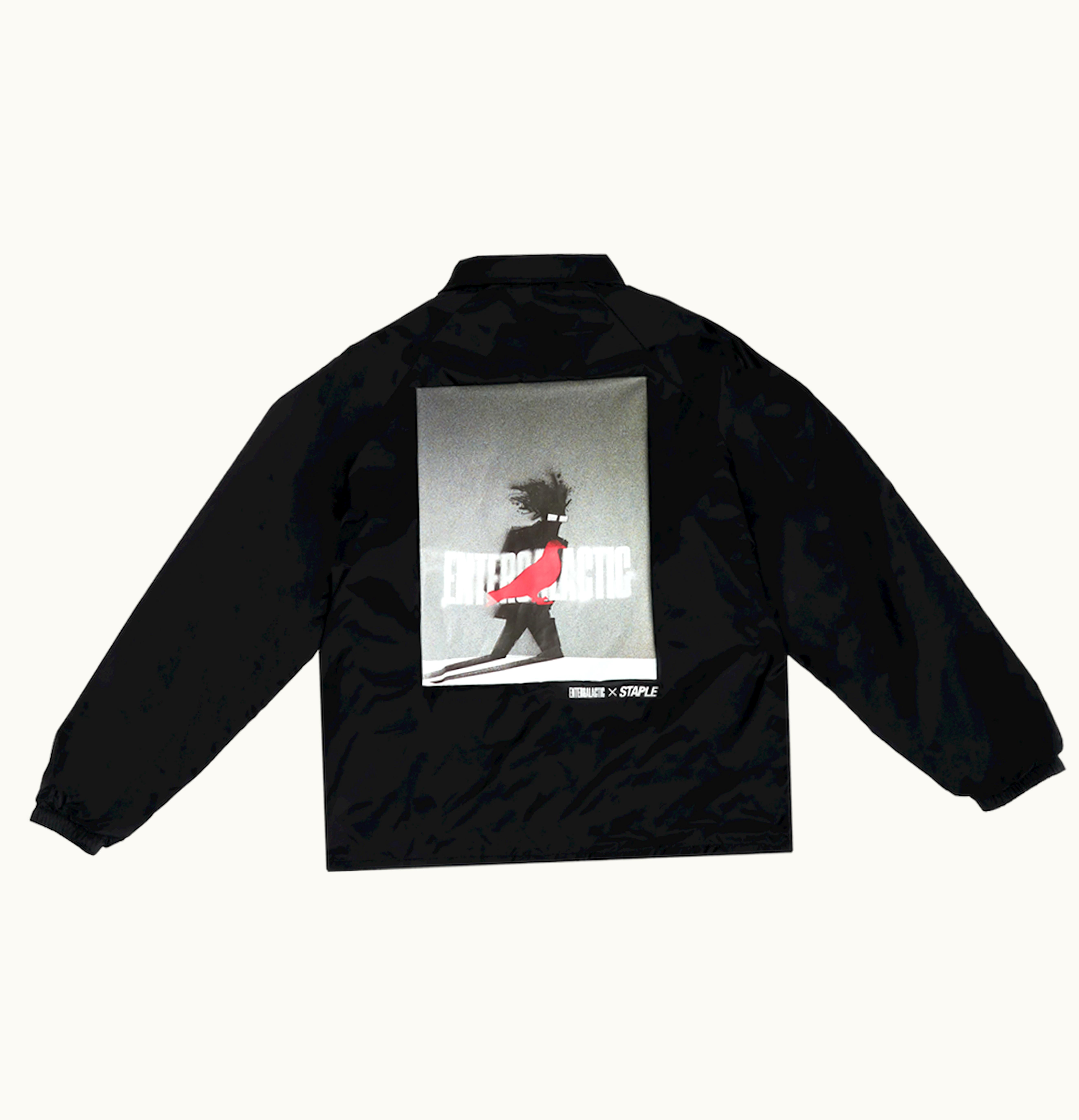 Kid Cudi Entergalactic X Staple Entergalactic Rager Coach Jacket Black