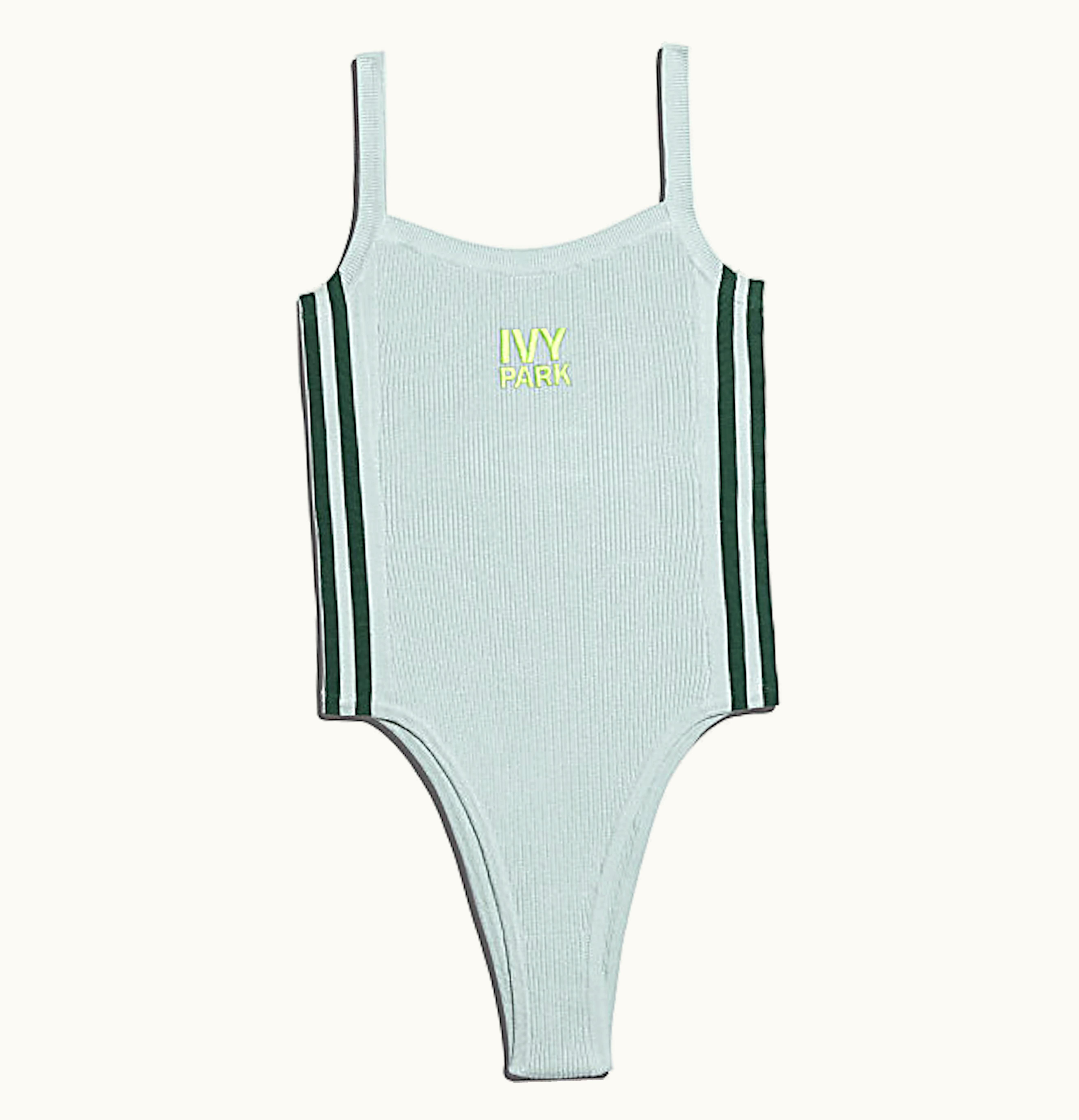 Adidas adidas Ivy Park Knit Tank Bodysuit Green Tint
