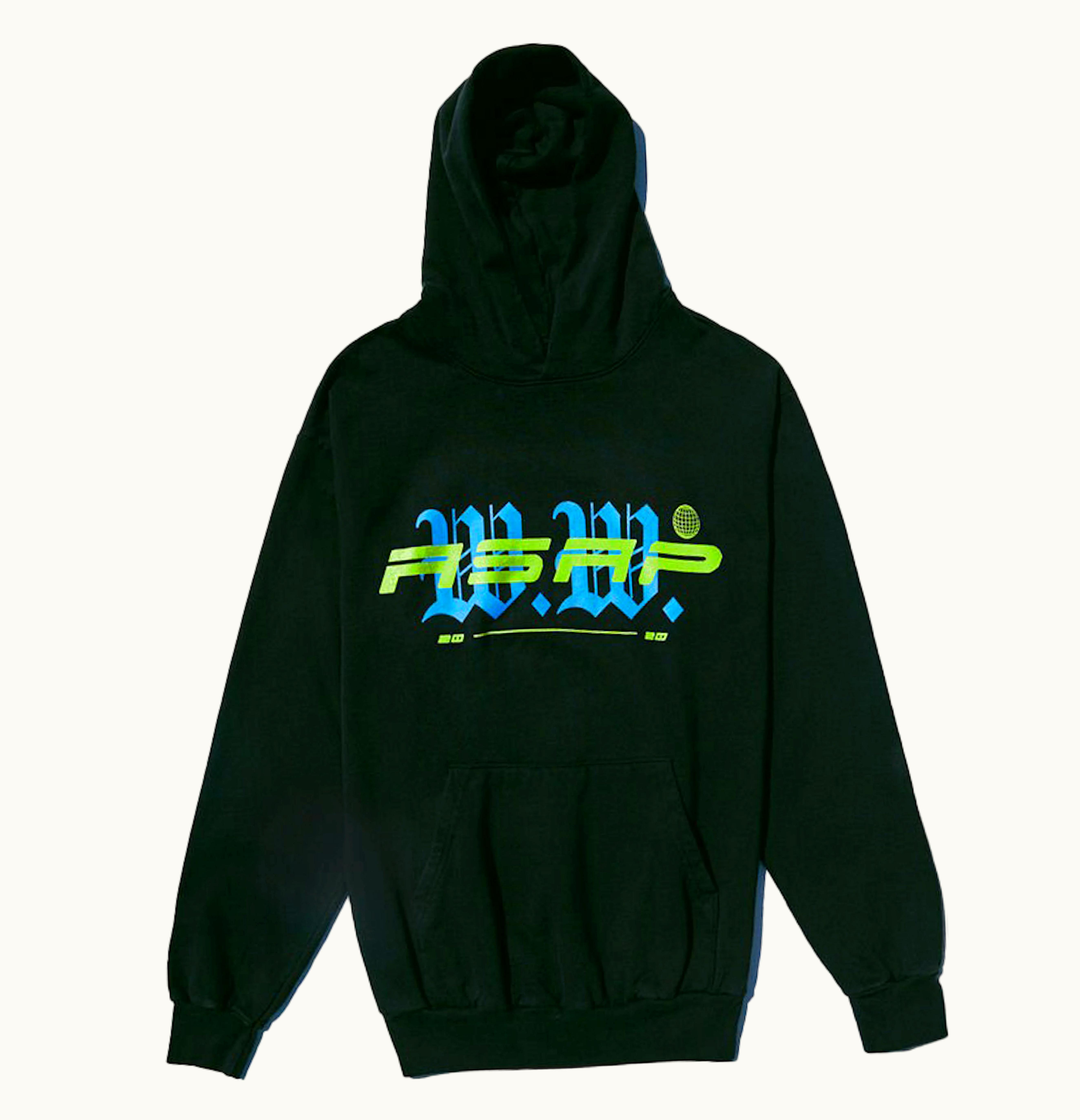 A$ap Asap Worldwide Hoodie Black