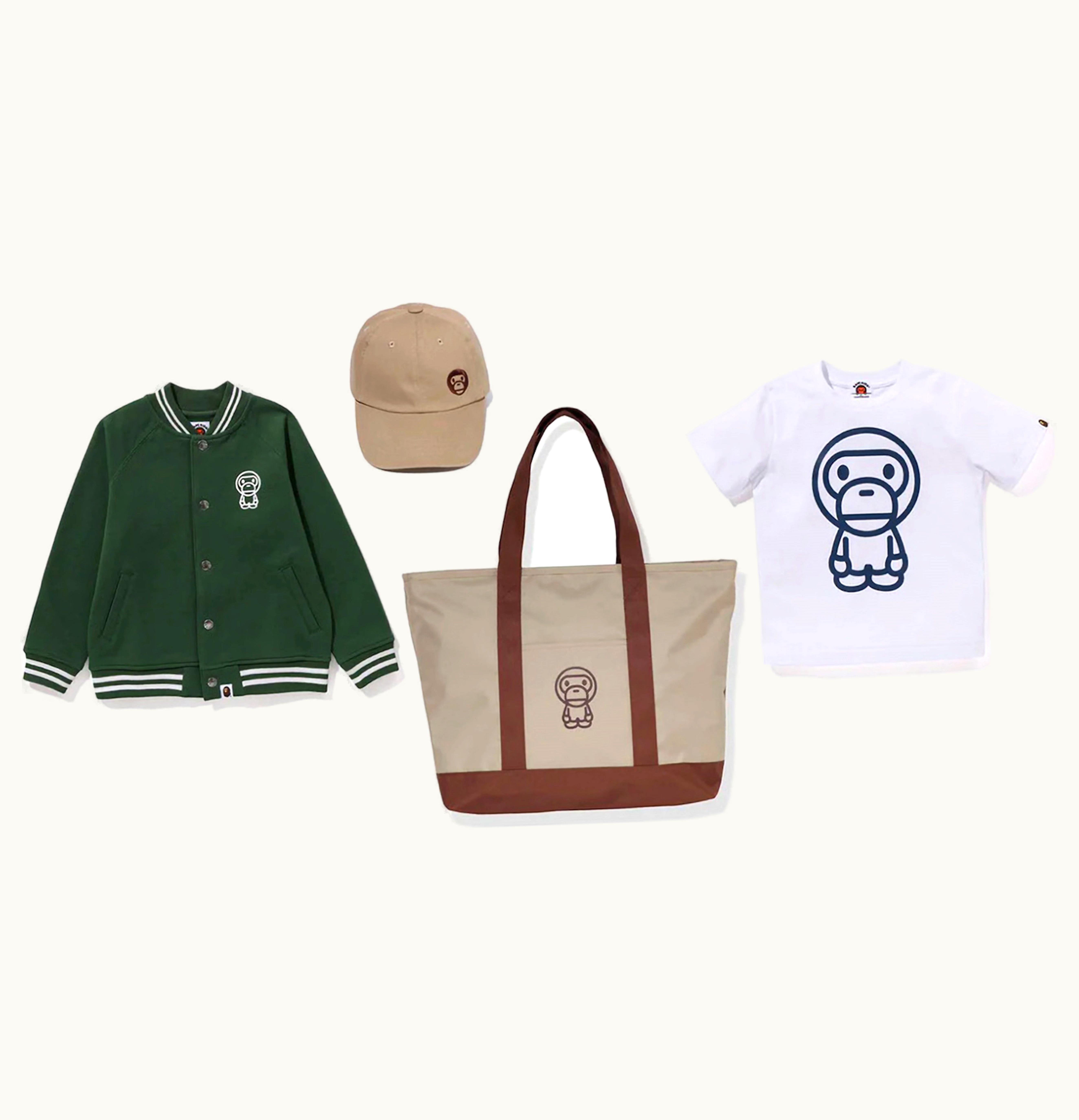 BAPE BAPE Milo Happy New Year Kids Bag FW23 Ivory