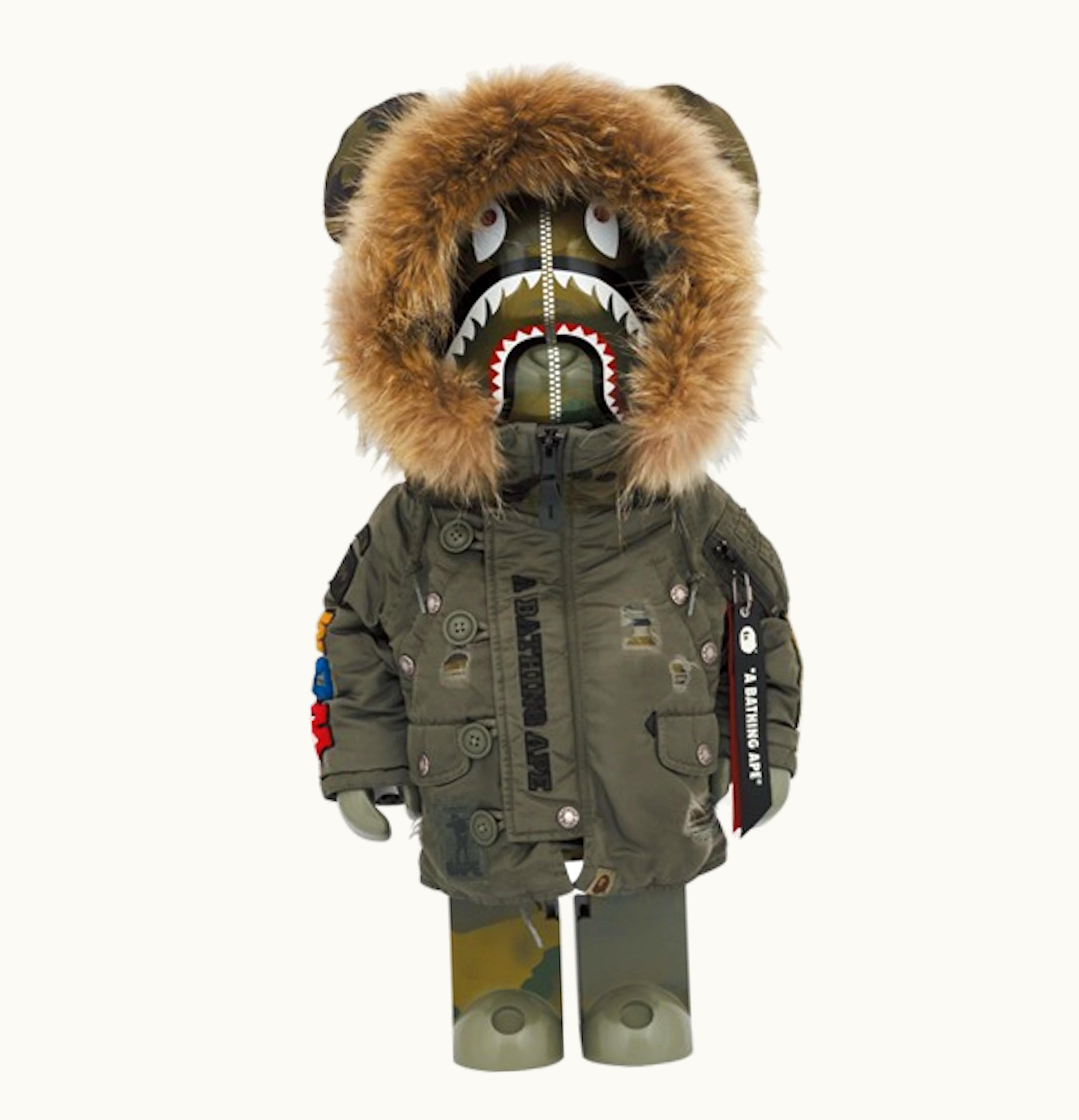 Bearbrick Bearbrick Bape R X Alpha Camo Shark 2023 1000