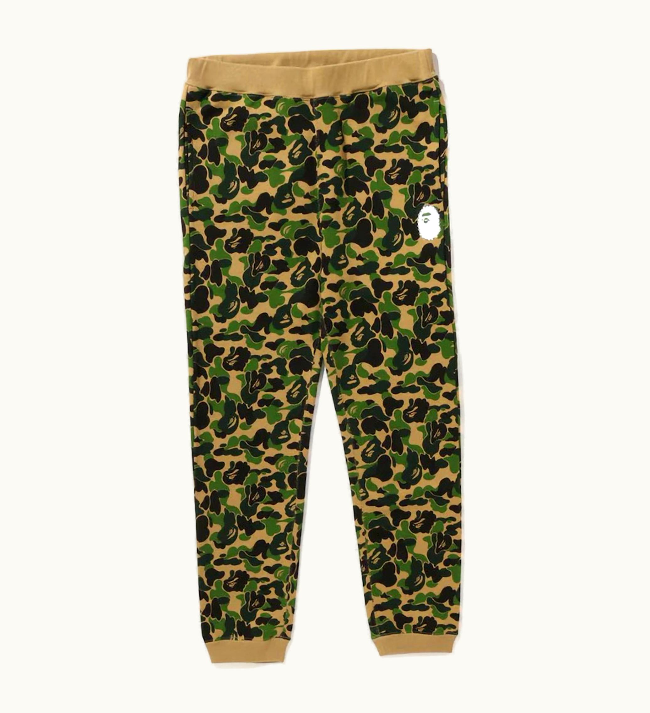 BAPE BAPE Abc Camo Crystal Stone Sweat Pants Green
