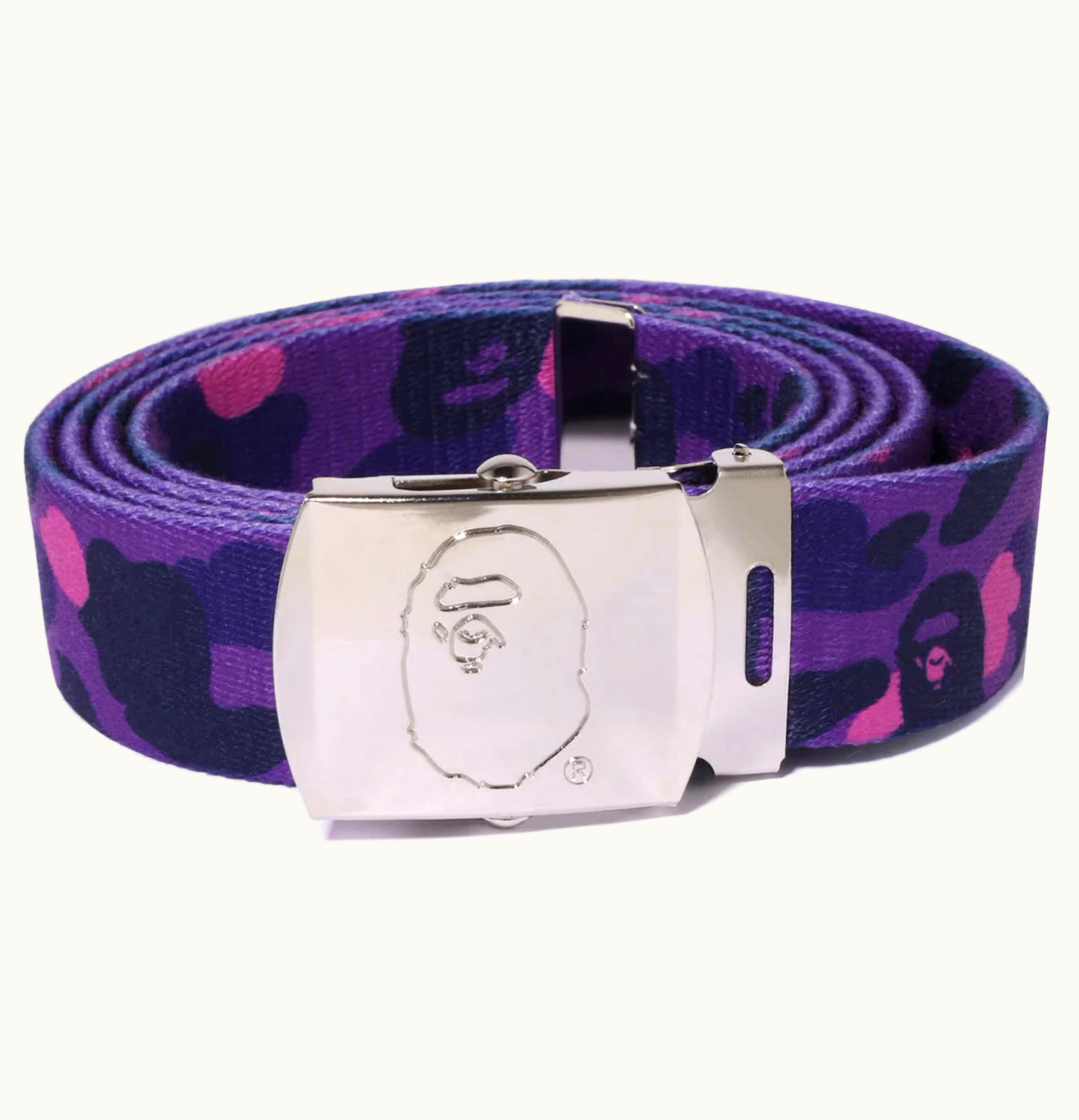 BAPE BAPE Color Camo Gi Belt Purple