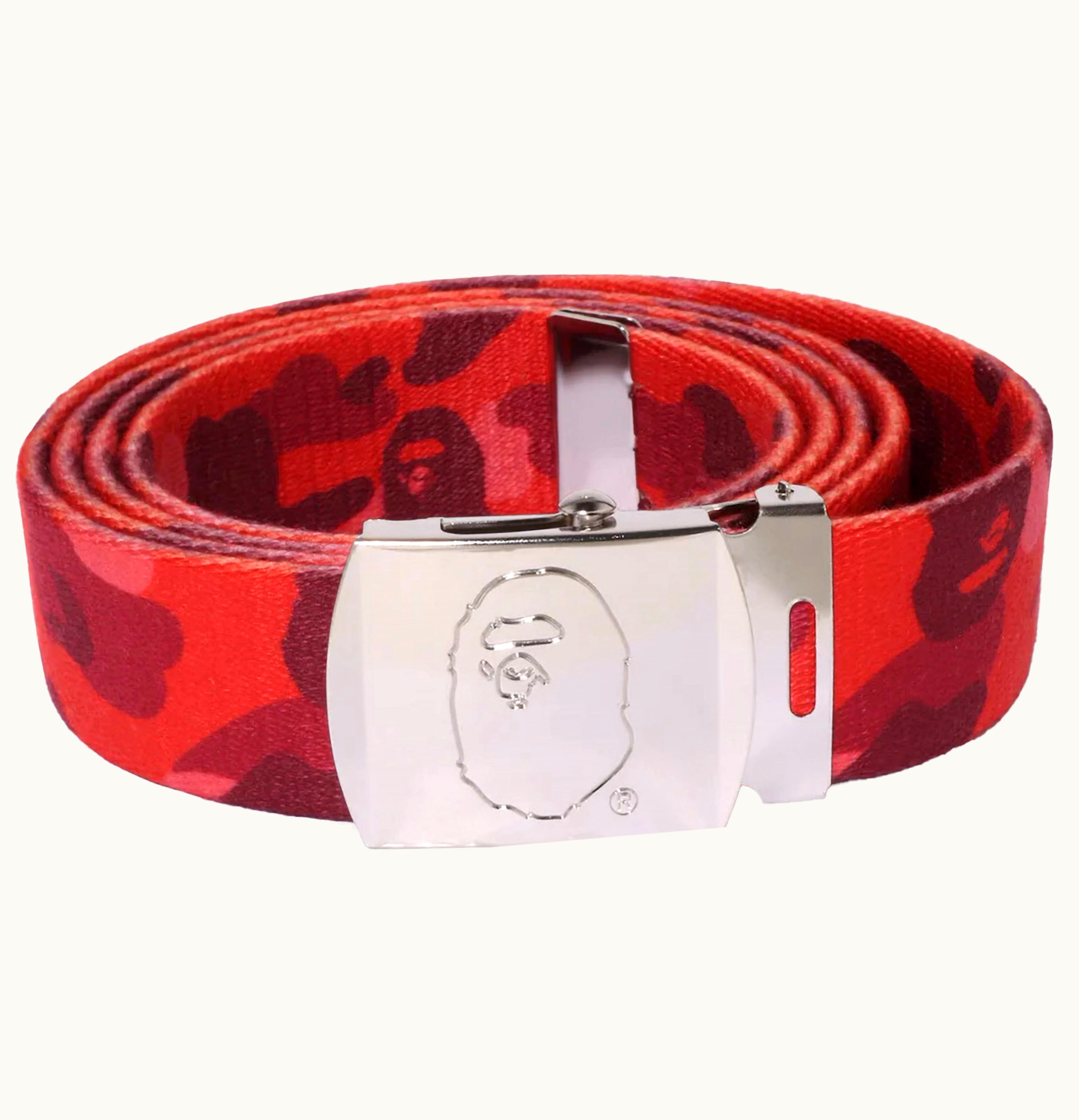 BAPE BAPE Color Camo Gi Belt Red