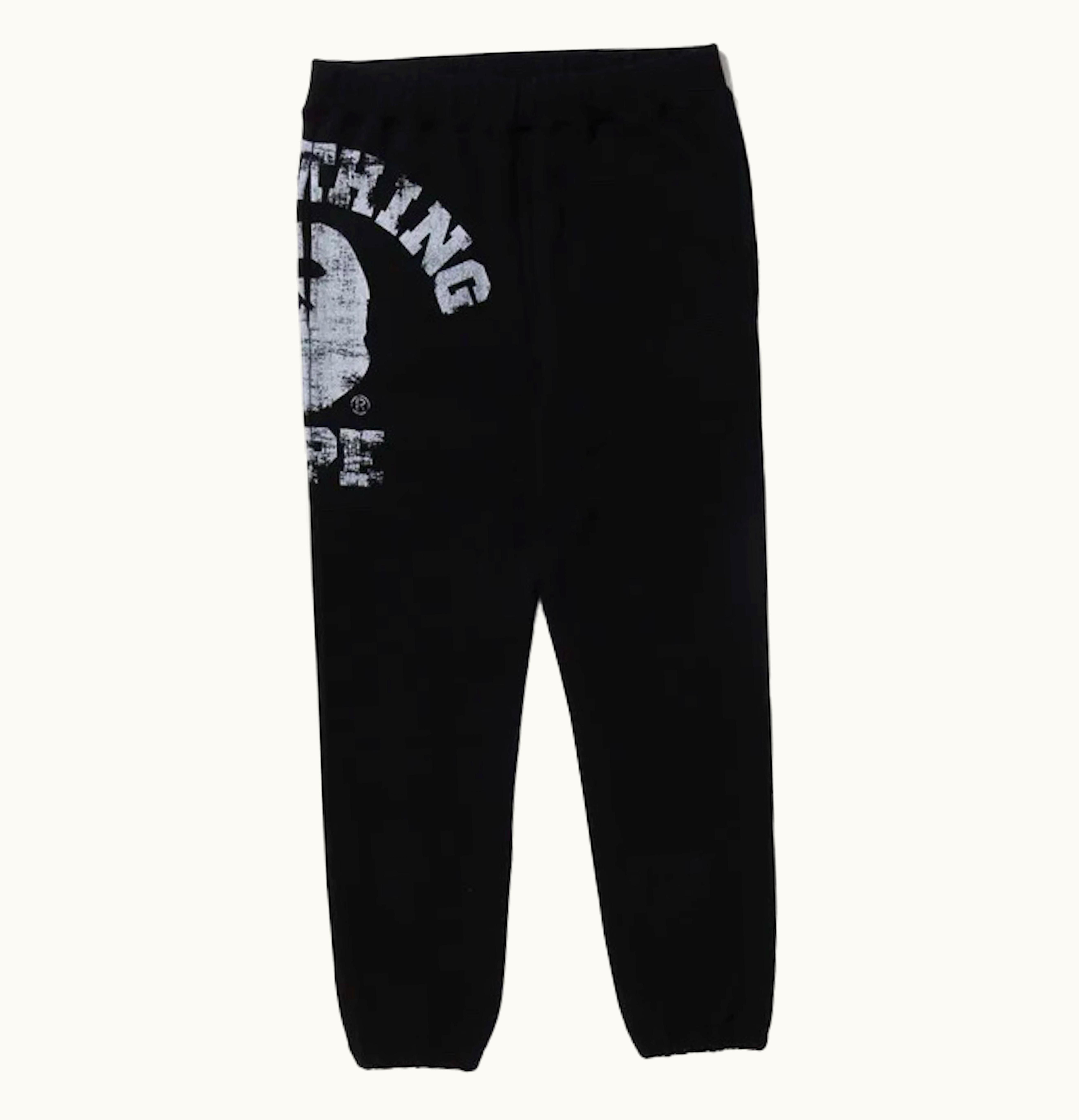 BAPE BAPE Big College Sweat Pants Black