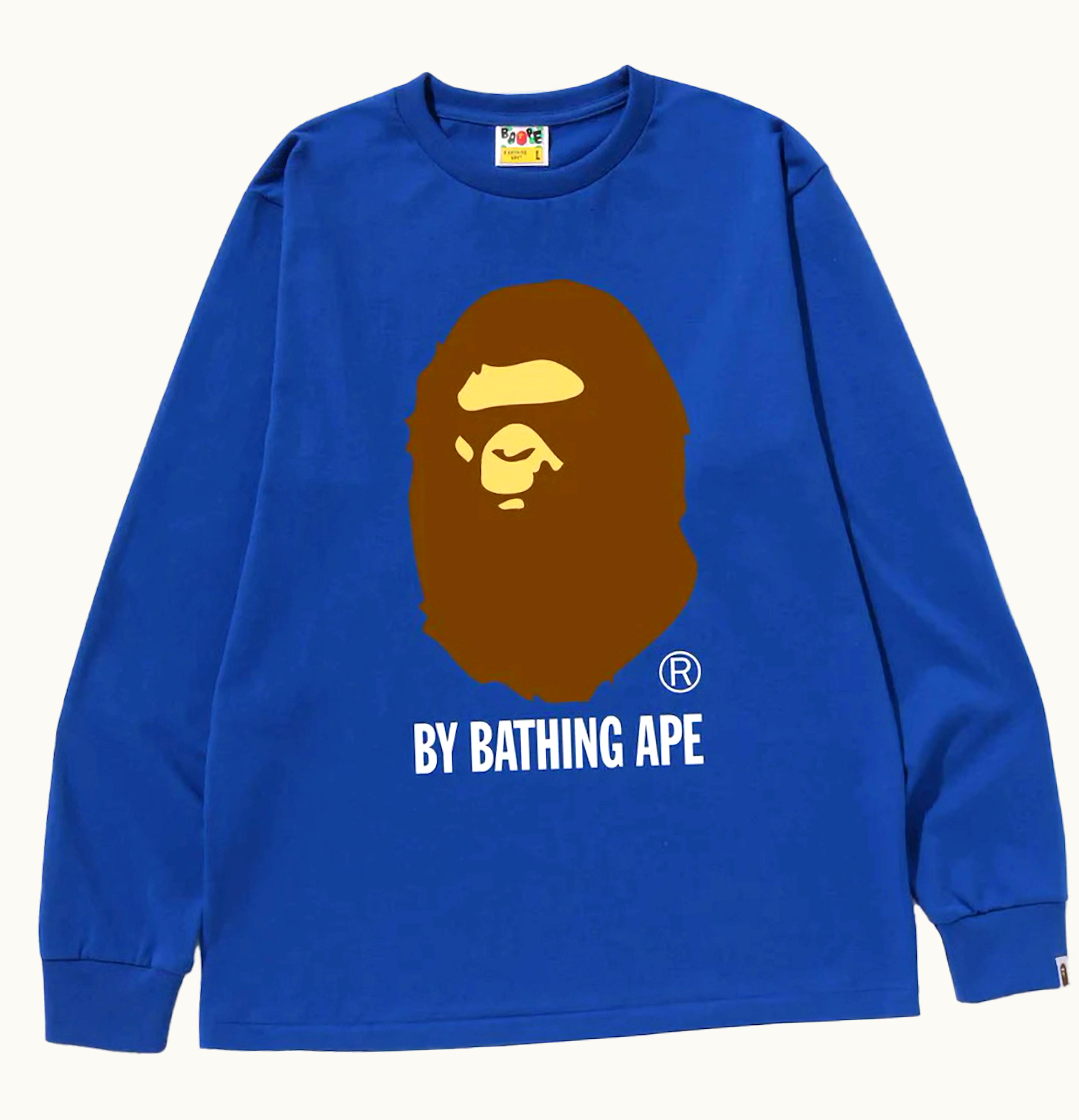 BAPE BAPE By Bathing Ape L S Tee Blue