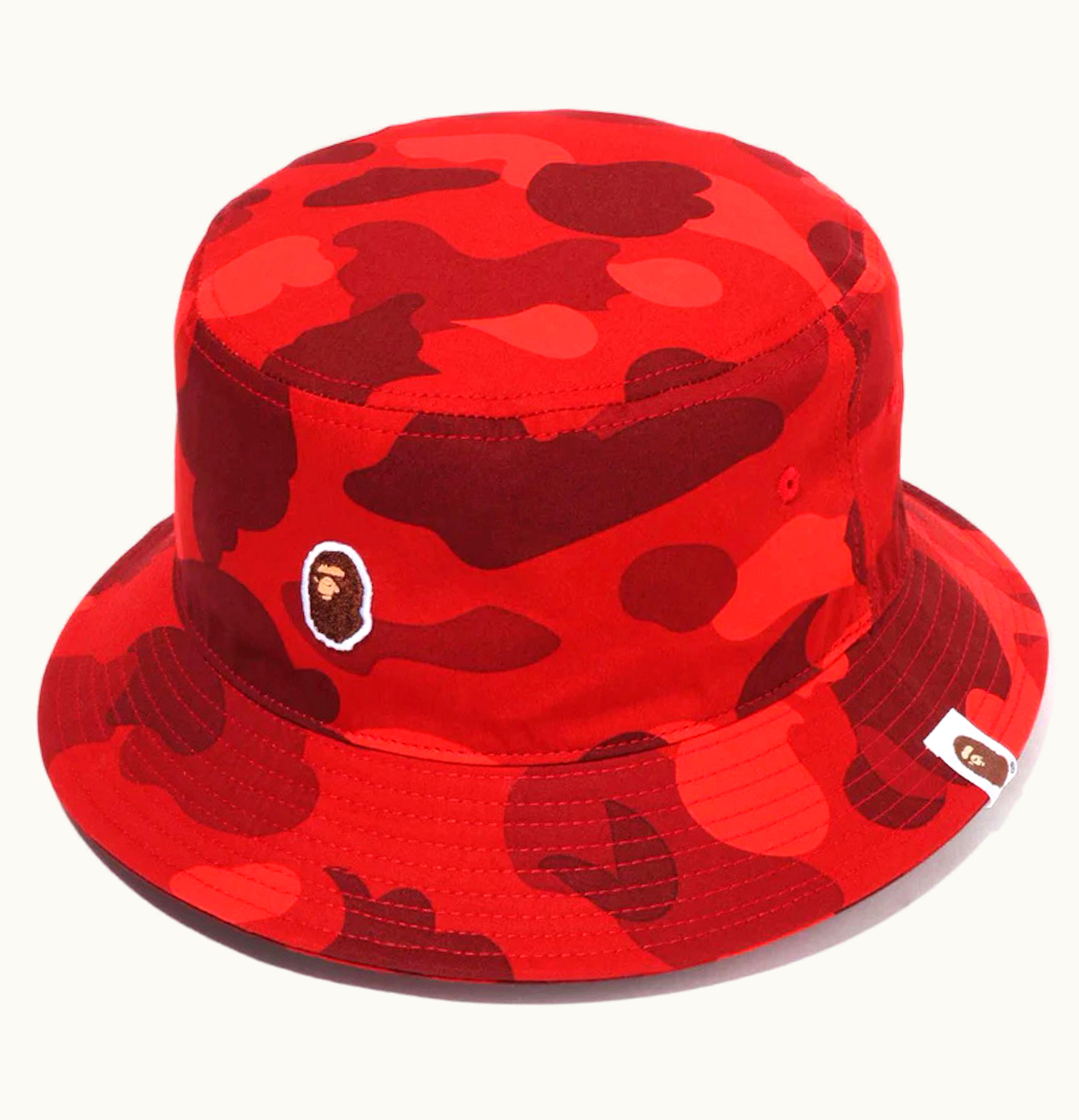 BAPE BAPE Color Camo Bucket Hat FW23 Red
