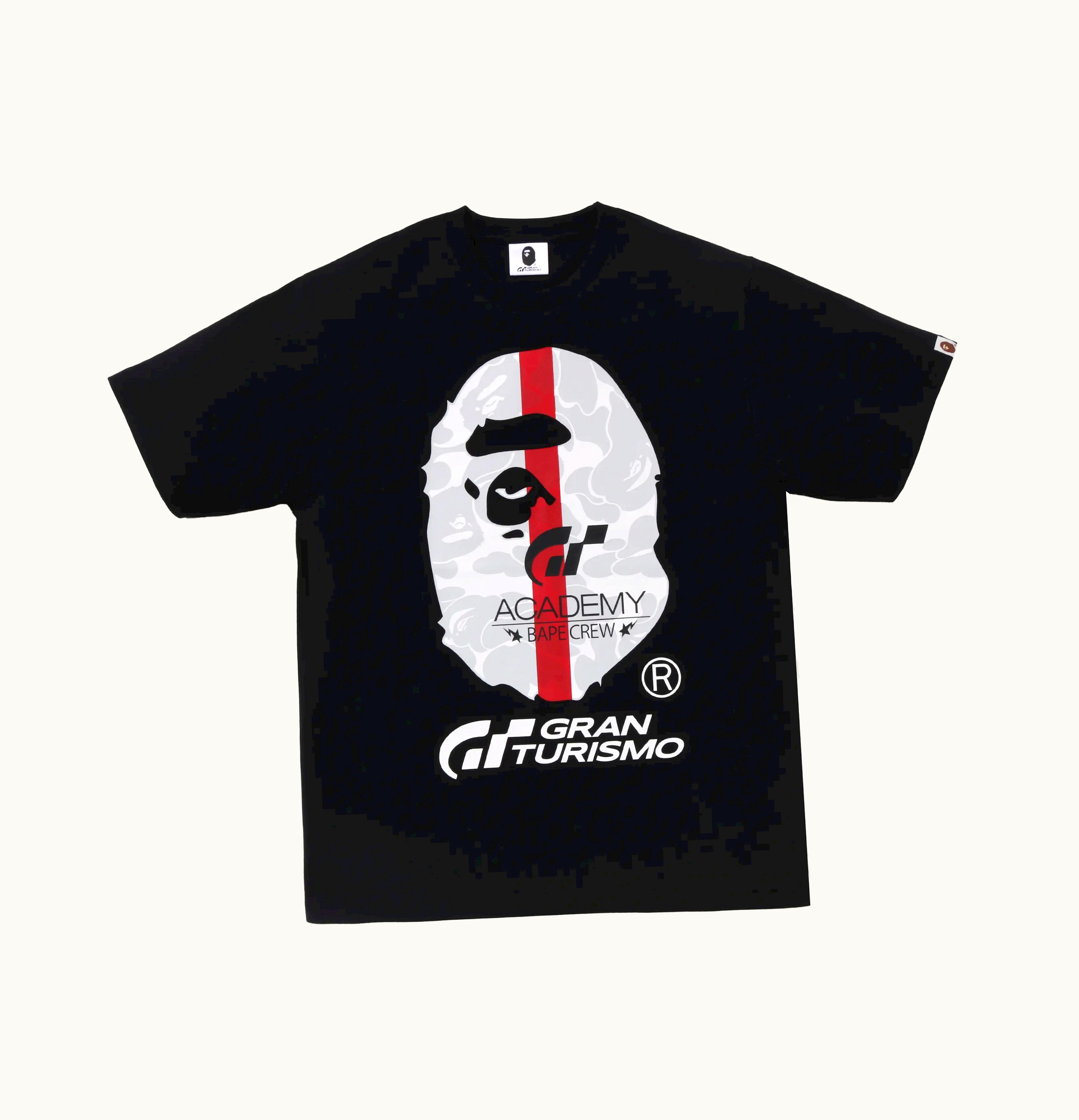 BAPE BAPE X Gran Turismo Ape Head 1 Tee Black