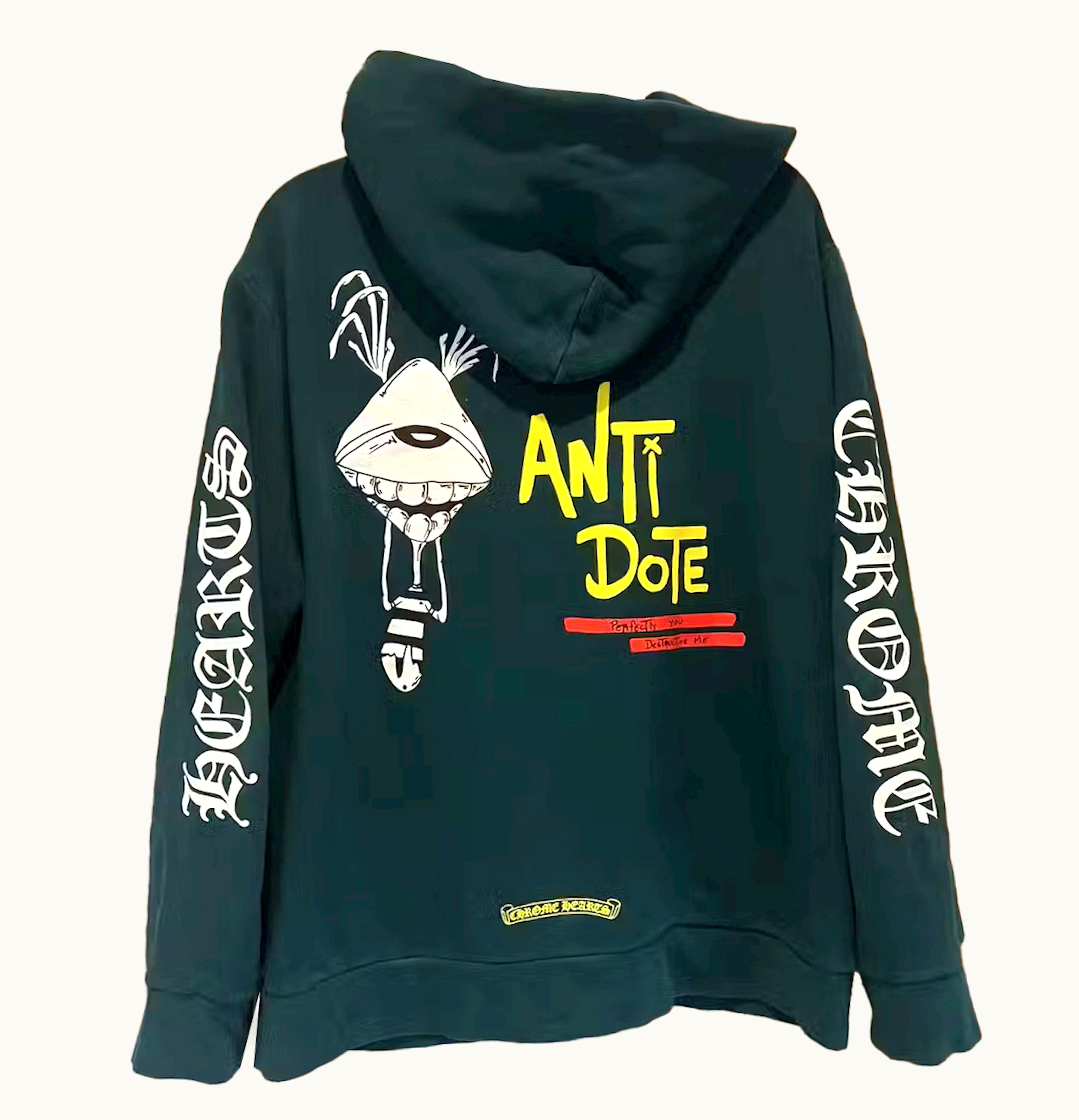Chrome Hearts Chrome Hearts Antidote Dagger Zip Hoodie Green