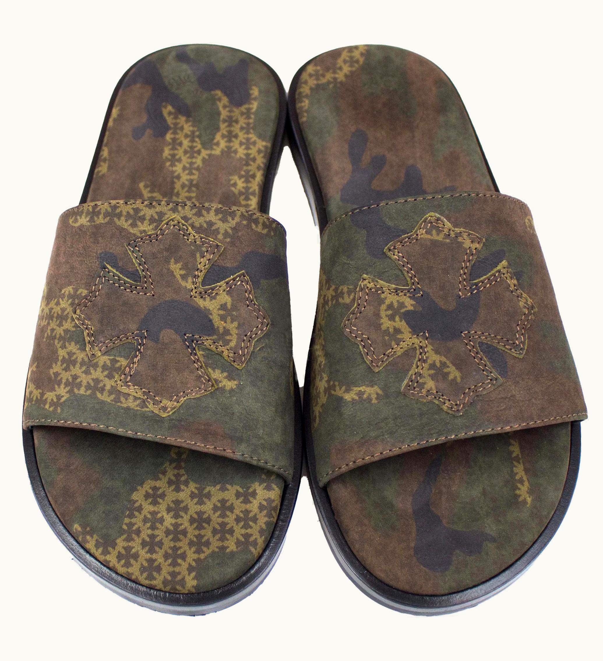 Chrome Hearts Chrome Hearts Plus Slides Camouflage